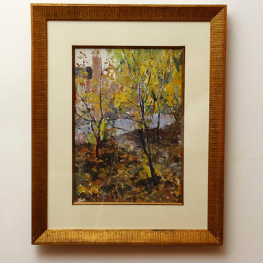 Priydan Ivan Haritonovich Autumn Landscape Oil on Board Painting | Work of Man