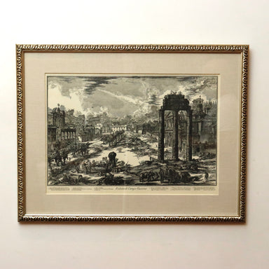 After Giovanni Battista Piranesi -"Veduta di Campo Vaccino" Engraving | Work of Man