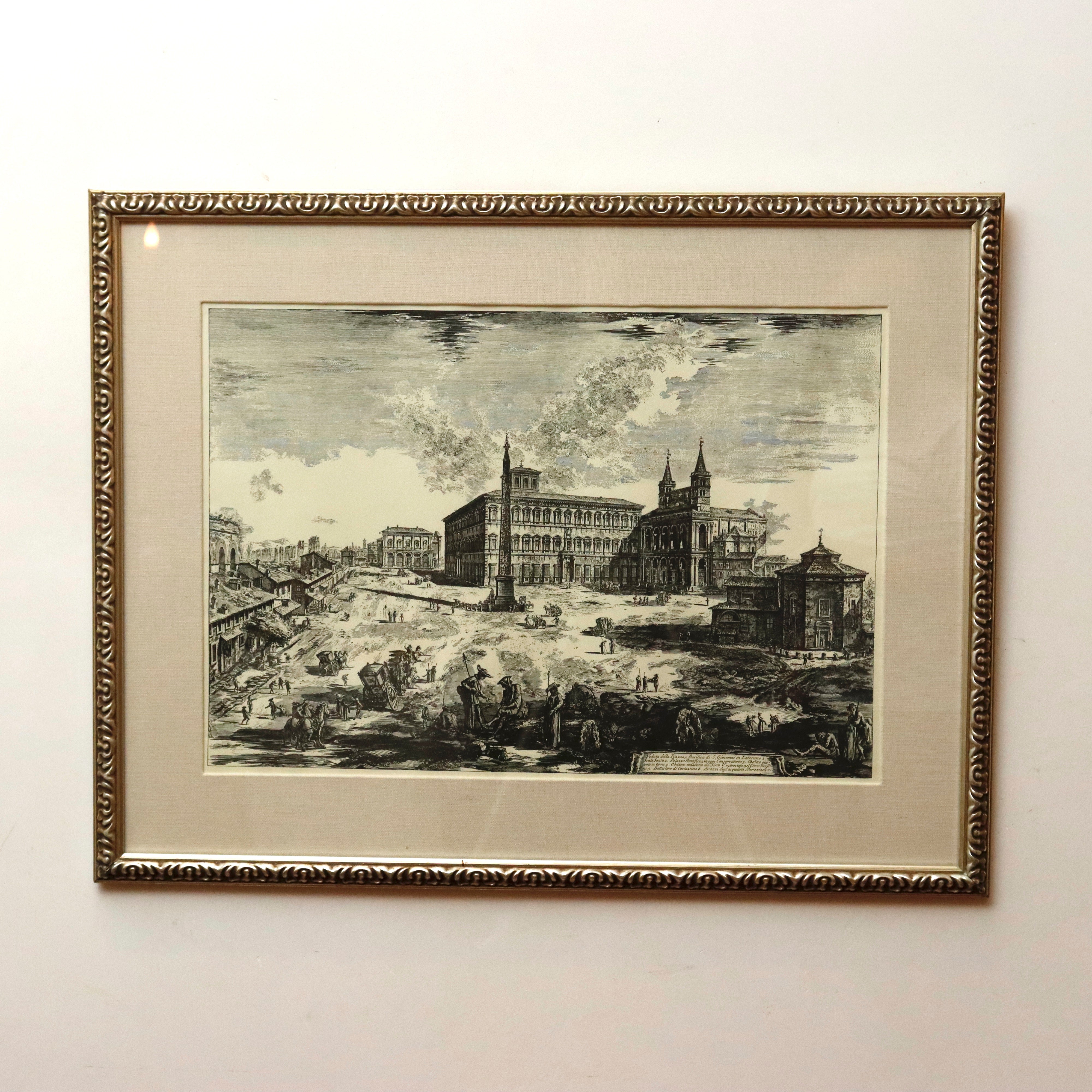 After Giovanni Battista Piranesi Veduta della Piazza e Basilica di D. Giovanni Engraving | Work of Man