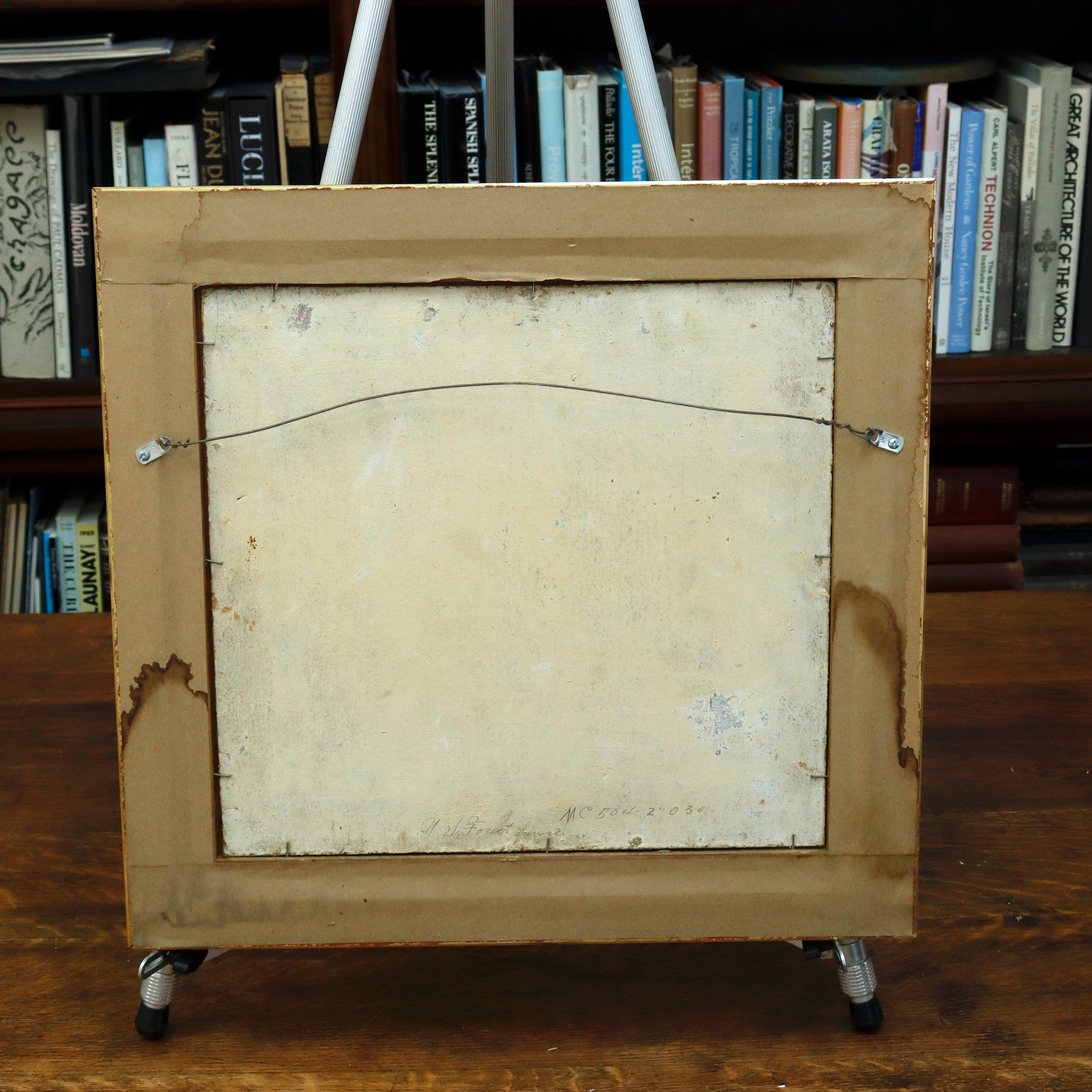 AW045: Impressionist Oil on Board Landscape Painting