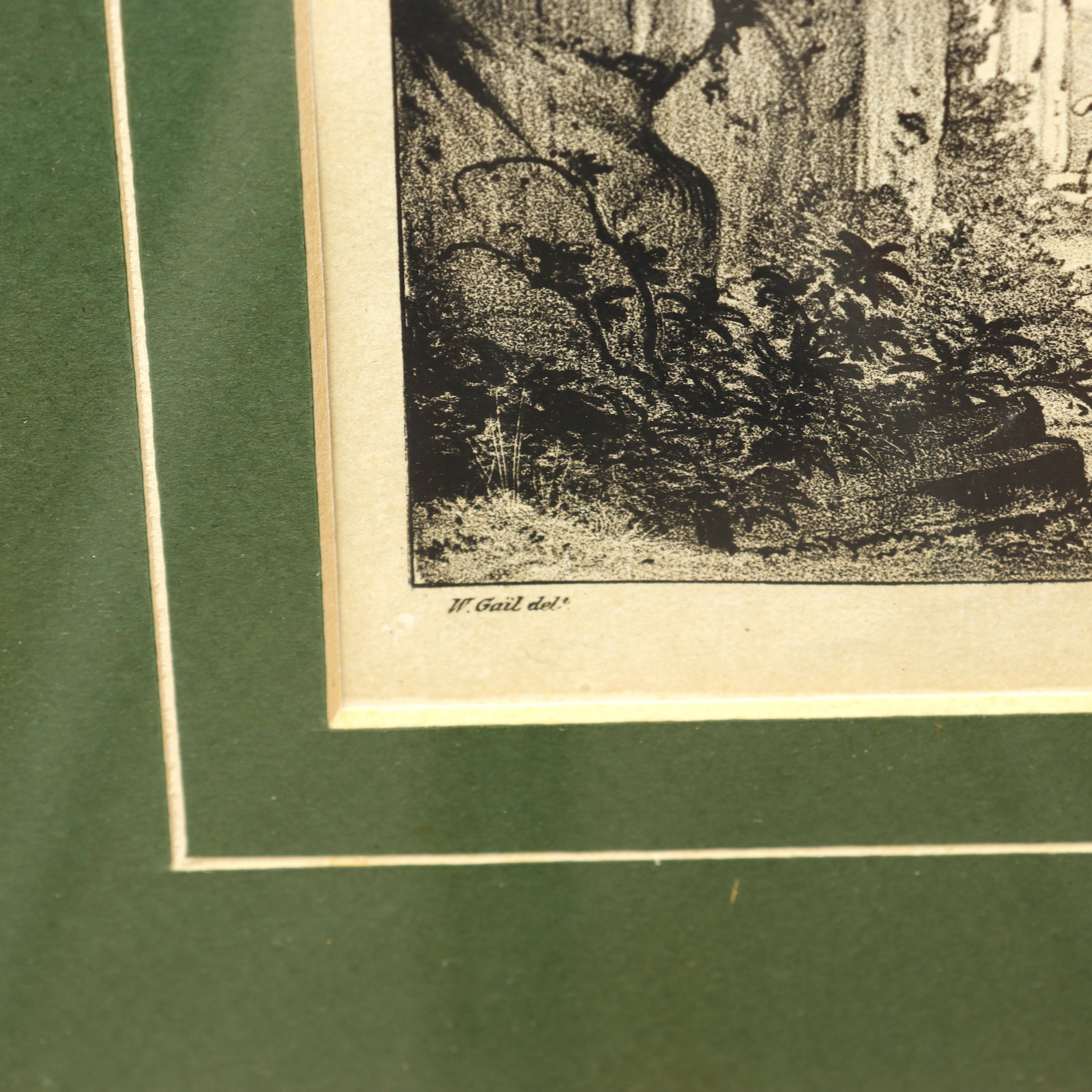 AW7-040: W. Gail Early 19th Century Coordinating Pair of Engravings of Tempio Di Nettuno in Pesto