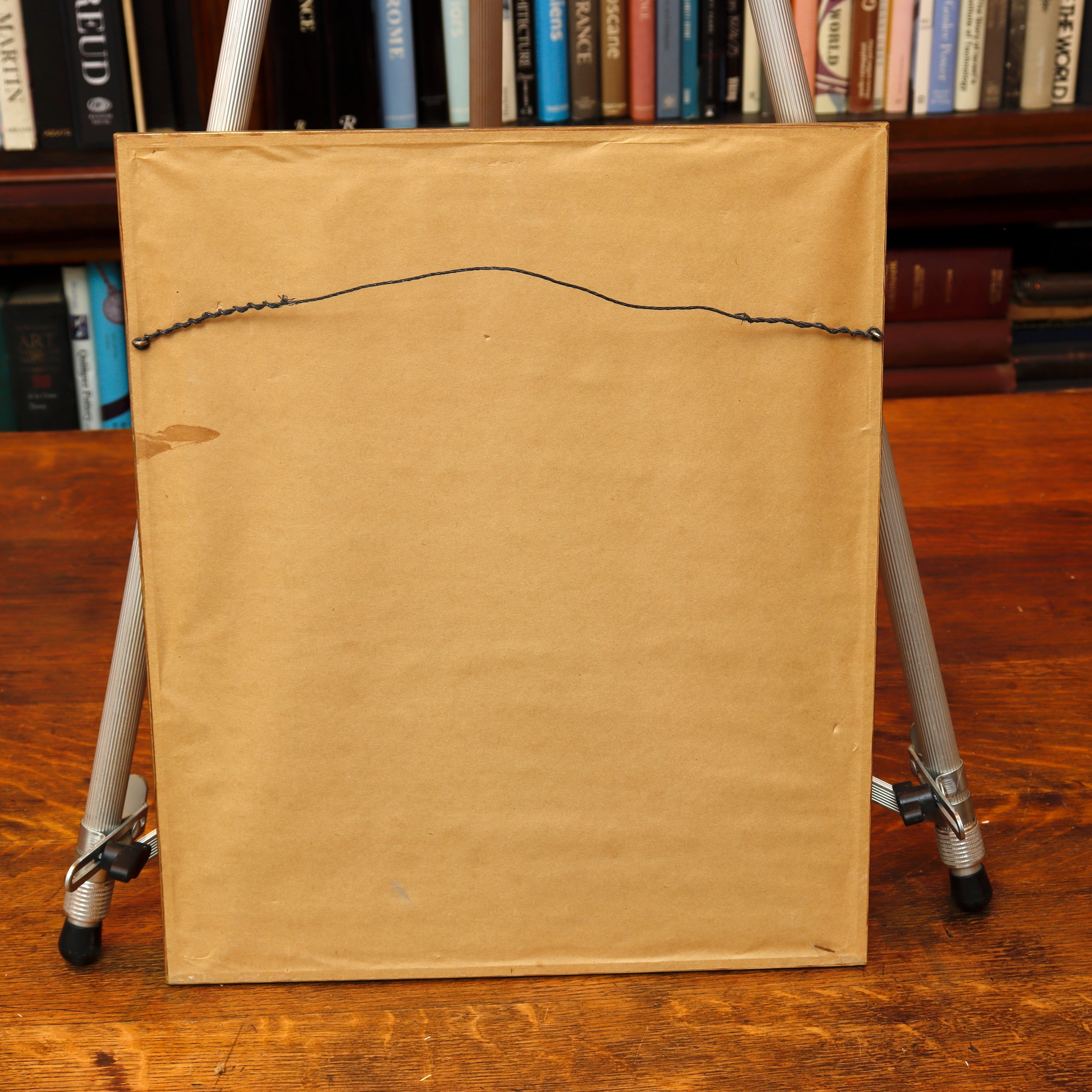 AW13-429:  HAROLD SCHLOTZHAUER - GEOMETRIC WHIMSY - MID 20TH C MIXED MEDIA