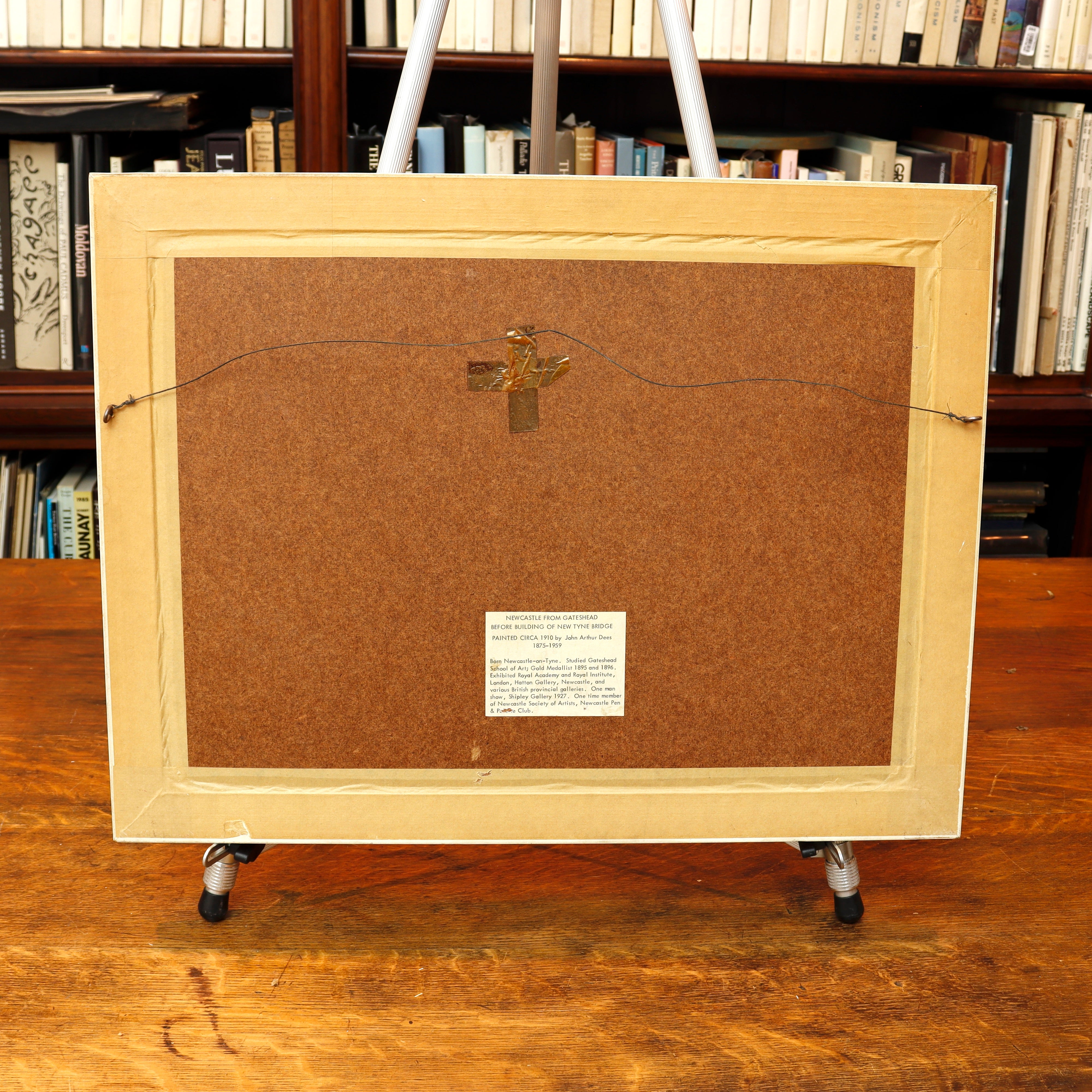 AW425: John Arthur Dees Newcastle From Gateshead Upon Tyne Gouache on Paper Painting Circa 1910