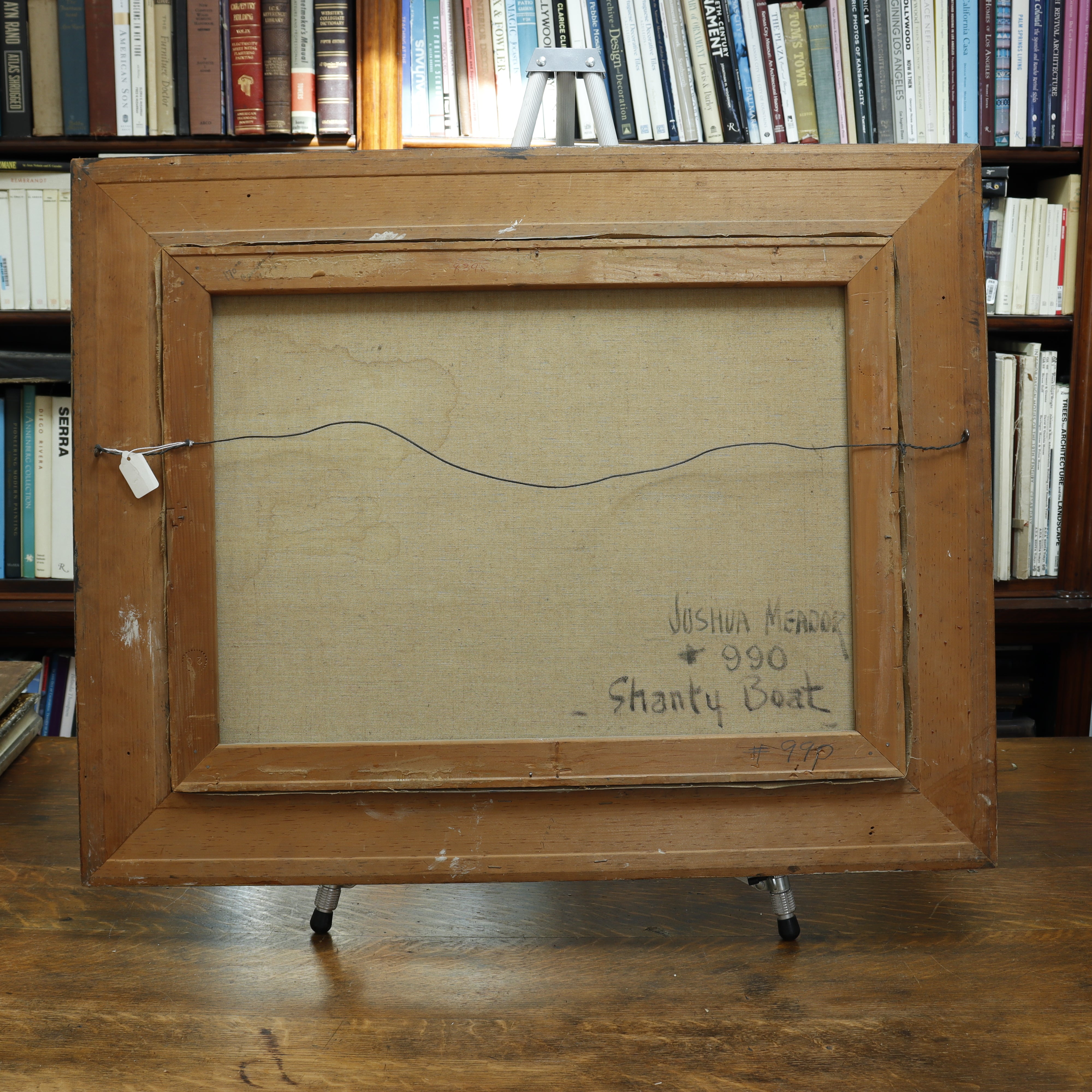 AW080: Joshua Meador "Shanty Boat" Oil on Canvas