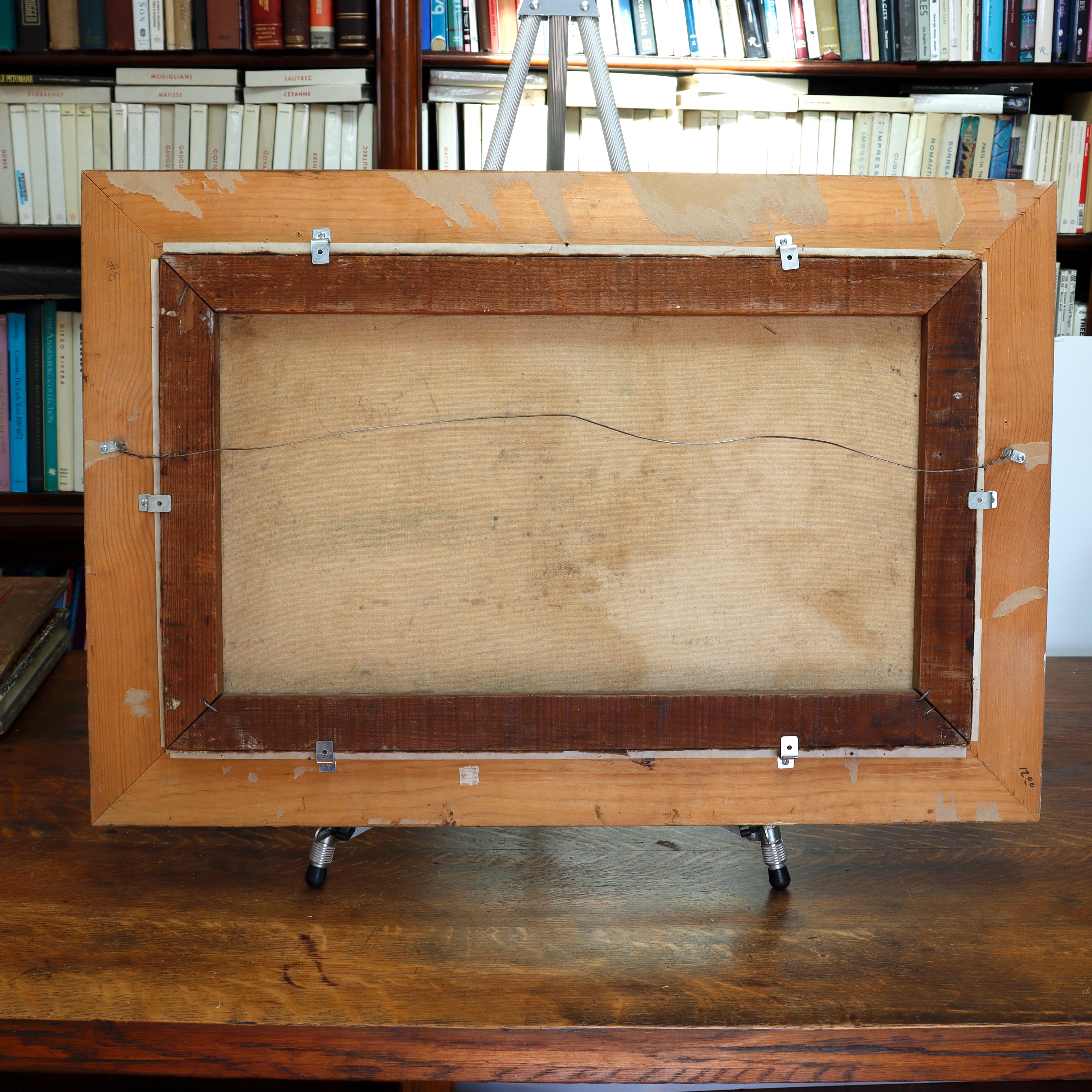 AW036: San Xavier del Bac Mission Tucson, AZ - Oil on Canvas Painting