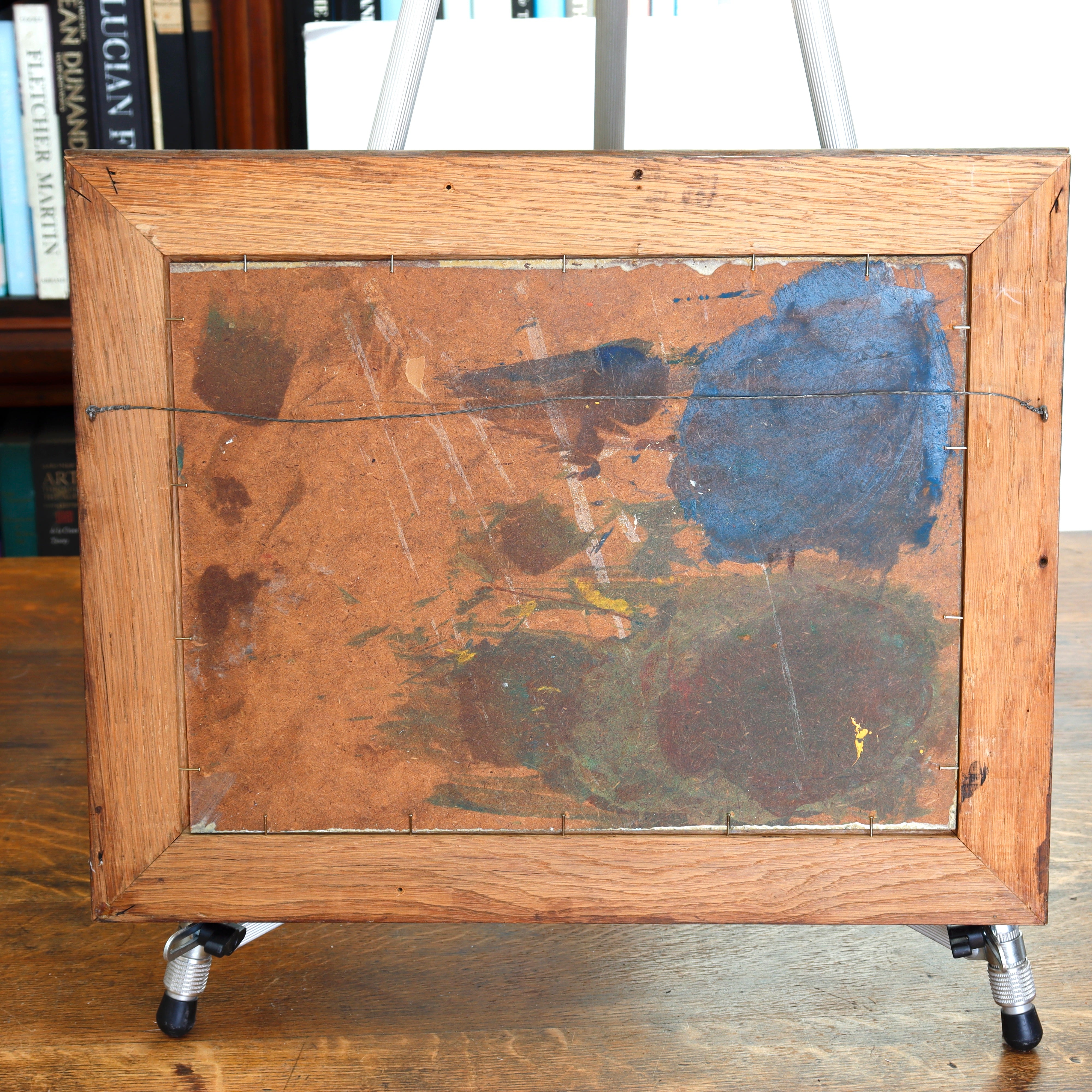 AW098: CT Jensen California Plein Air Oil on Board Painting Circa 1934