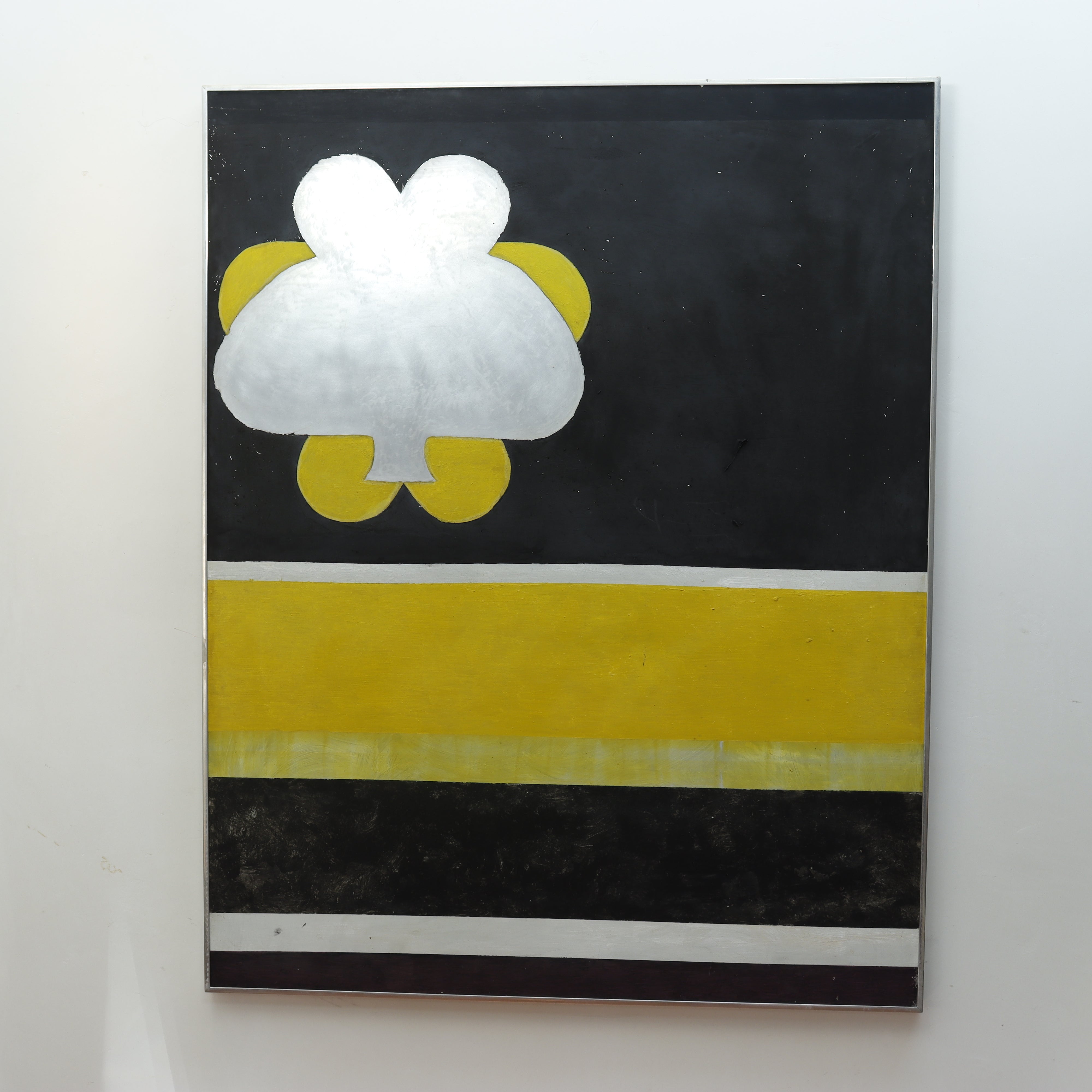 Joan Jacobs "Inverted Images" Oil Painting on Aluminum Panel Circa 1961 | Work of Man