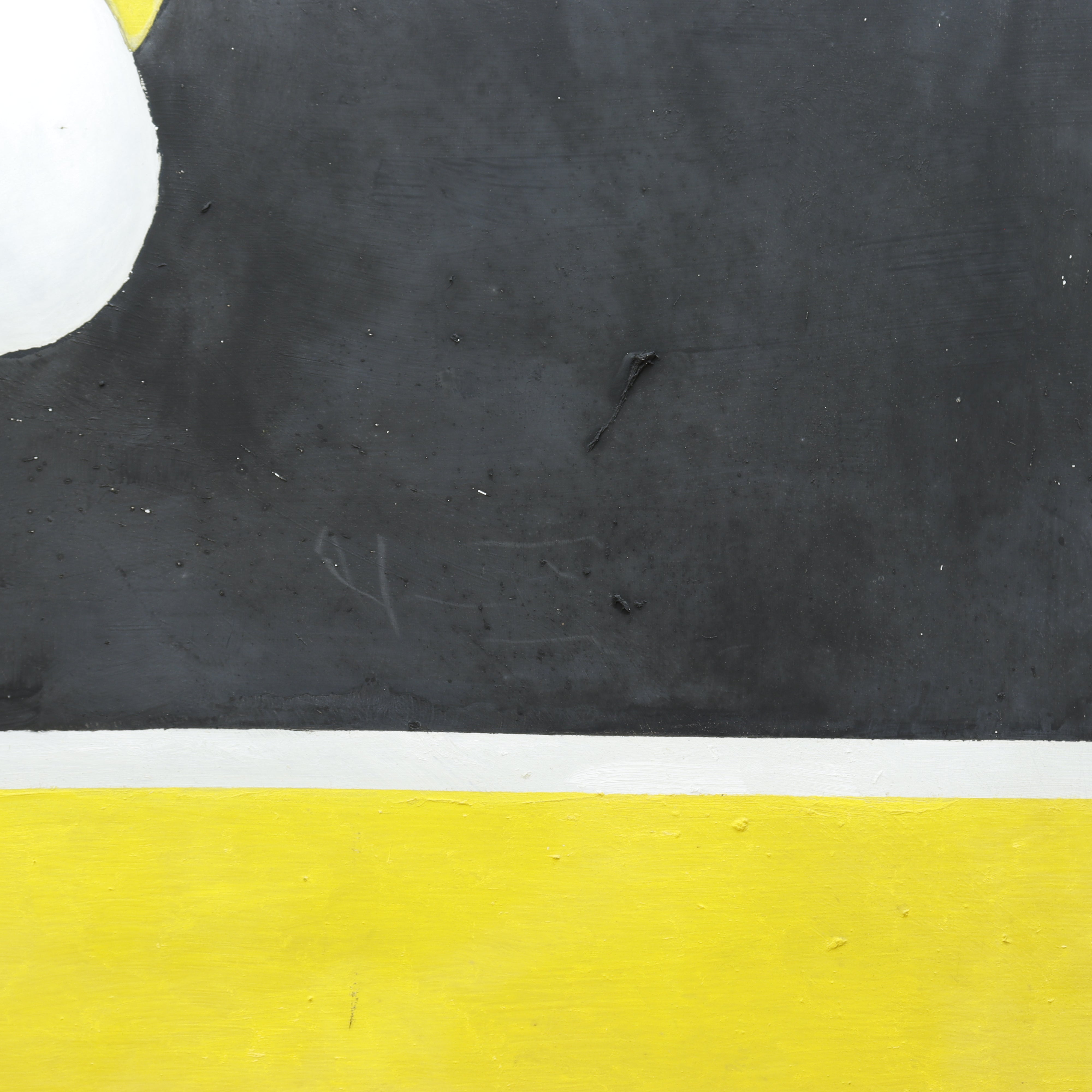 AW129: Joan Jacobs "Inverted Images" Pop Art Oil Painting on Aluminum Panel Circa 1961