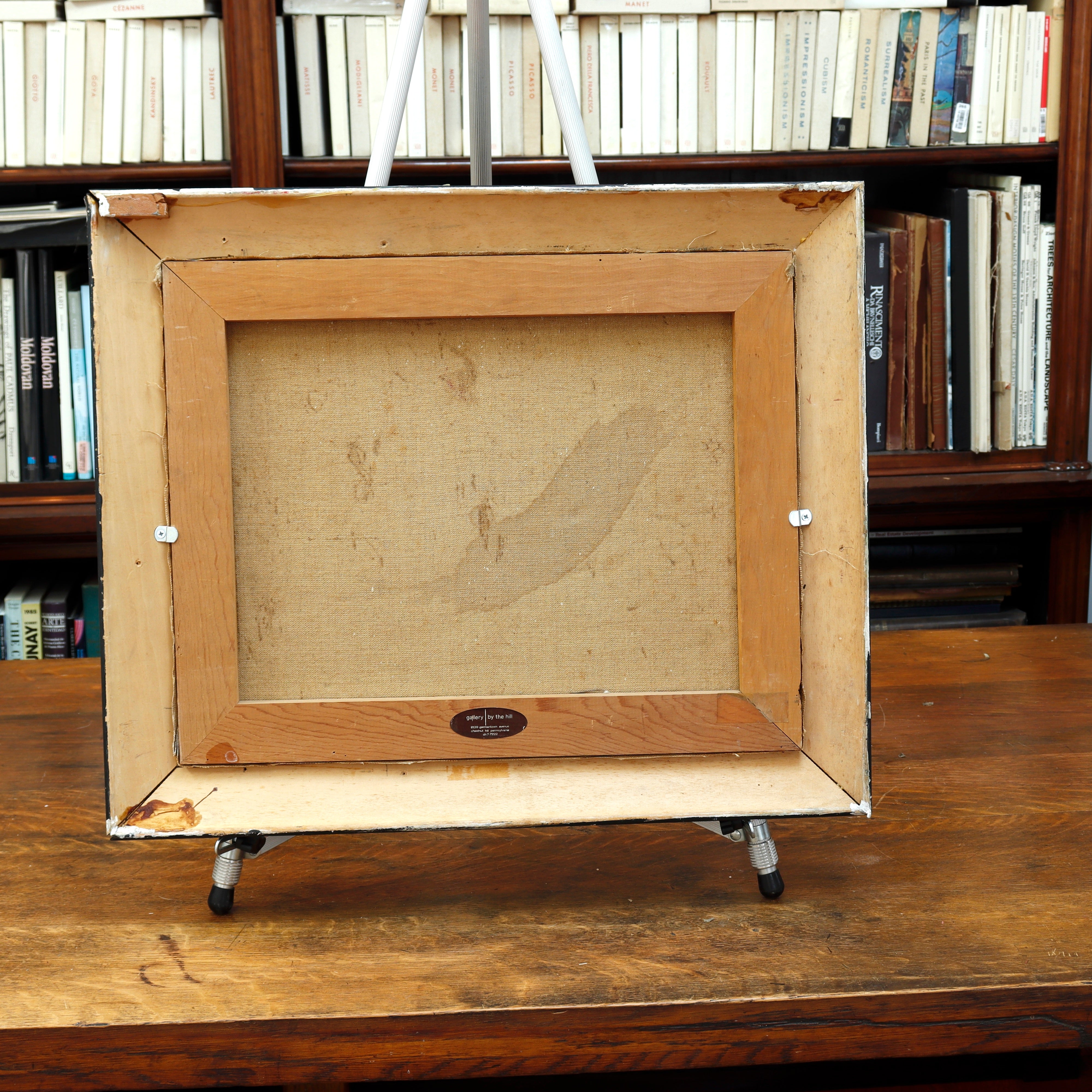 AW137: Modernist Oil on Canvas Painting "Sisters"