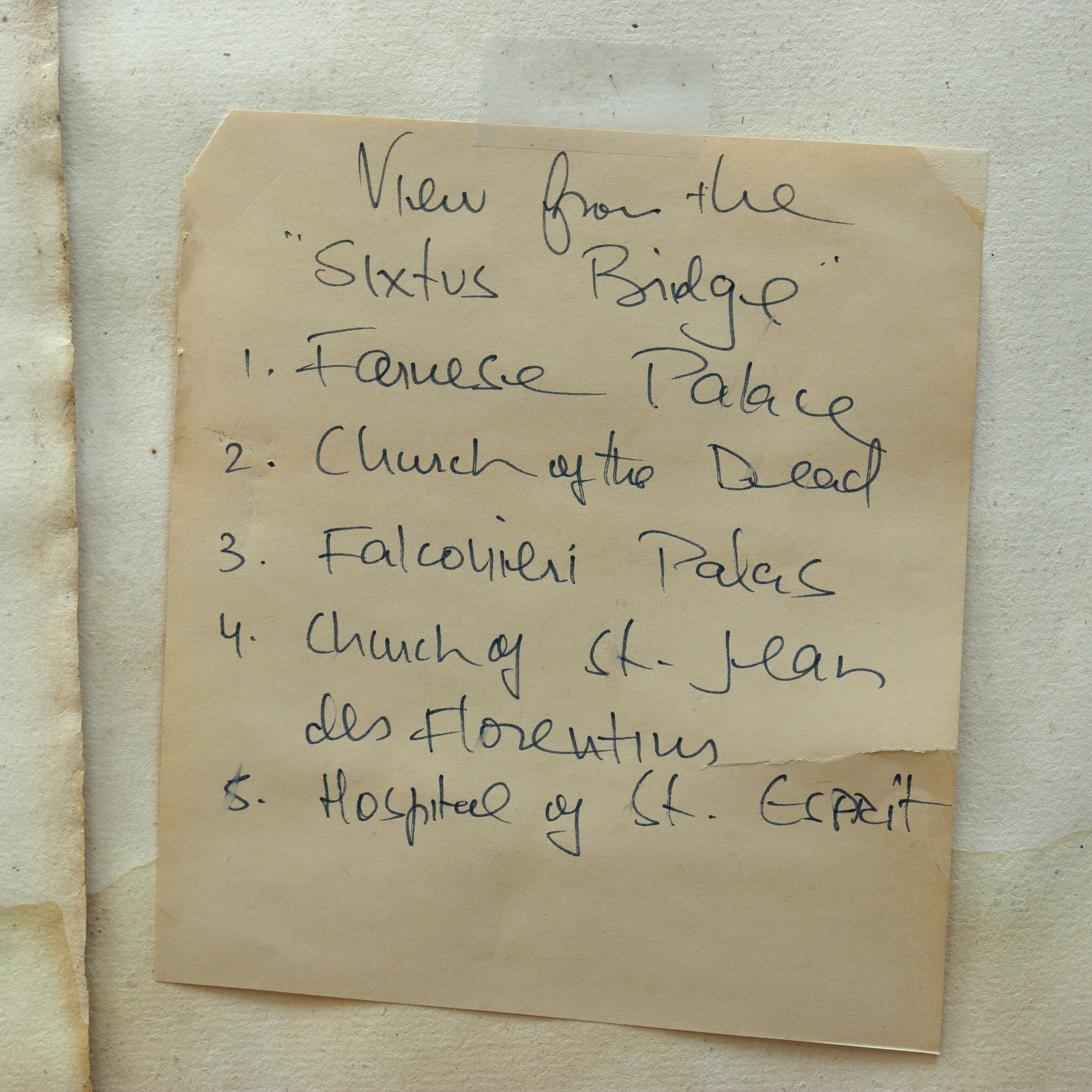 AW7-087: Jean Barbault Etching Veduta di Ponte Sisto (View of Ponte Sisto) Circa 1761