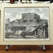 Jean Barbault Etching Views of Rome - Veduta del Palazzo di Caprarola (View of the Caprarola Palace) | Work of Man