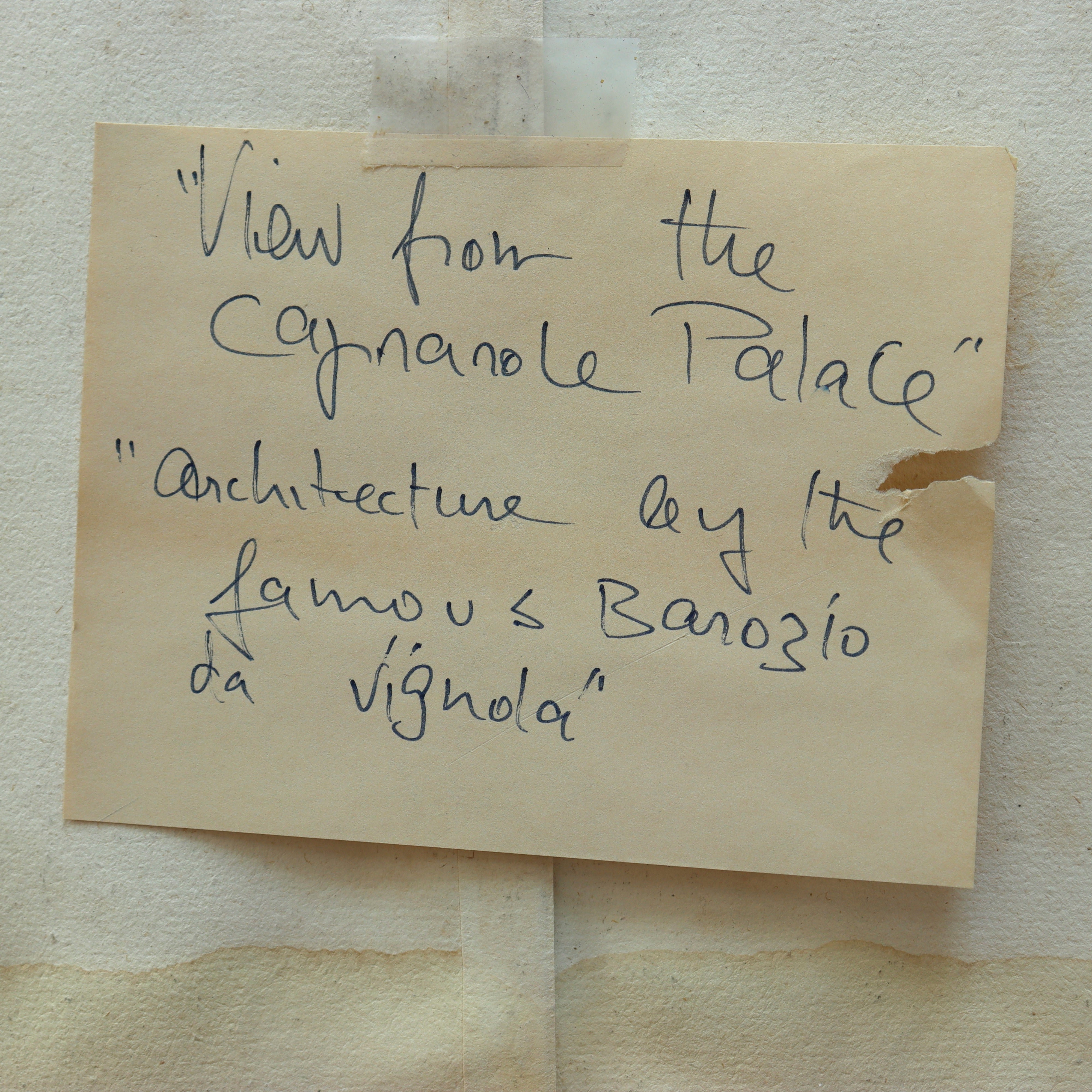 AW7-089: Jean Barbault Etching Views of Rome - Veduta del Palazzo di Caprarola (View of the Caprarola Palace) Circa 1761