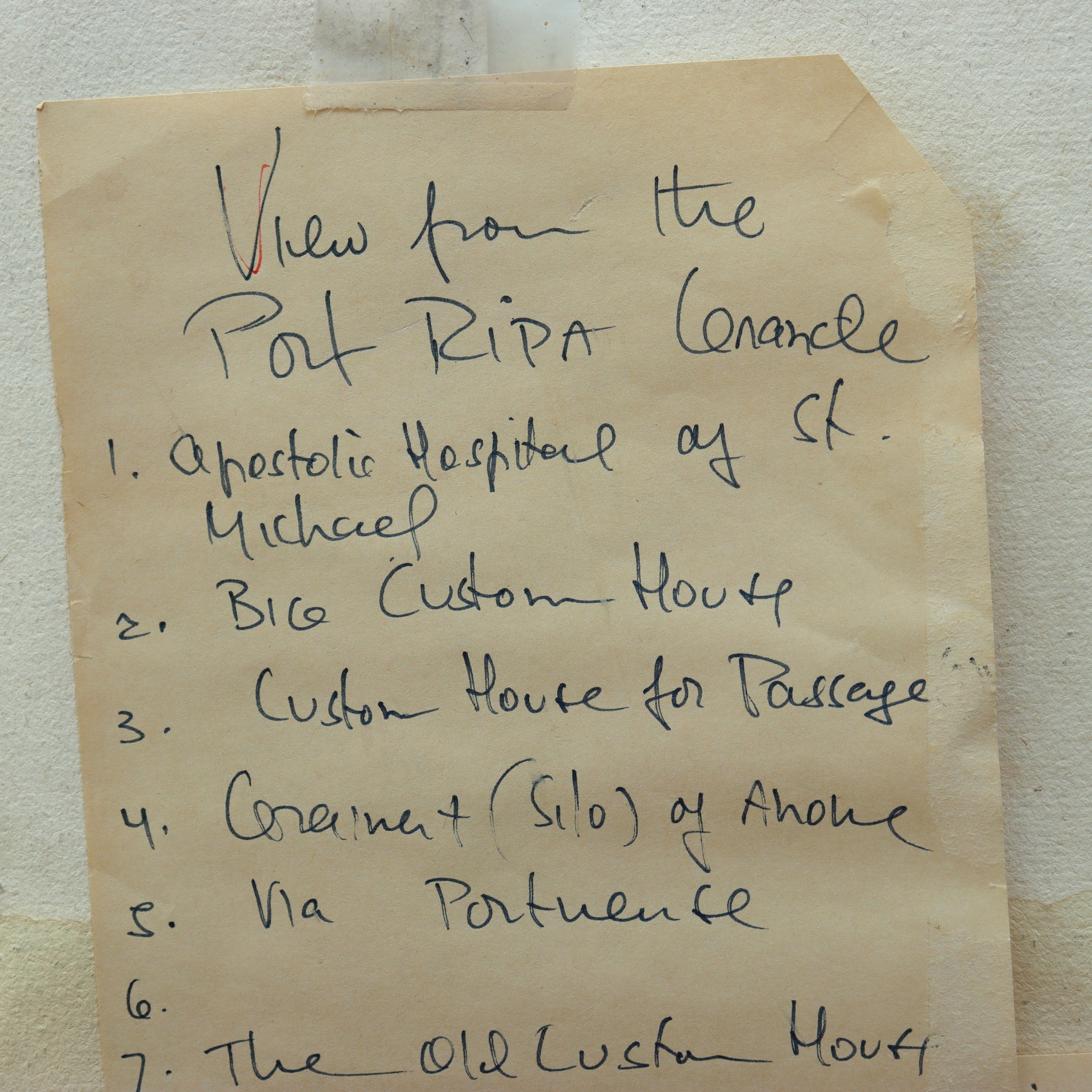 AW7-088: Jean Barbault Etching Views of Rome - Veduta del Porto di Ripa grande (View of the port of Ripa grande) Circa 1761