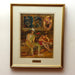 Ruth Petlock "Performers" Mid Century Modern Oil Collage Mixed Media Painting | Work of Man