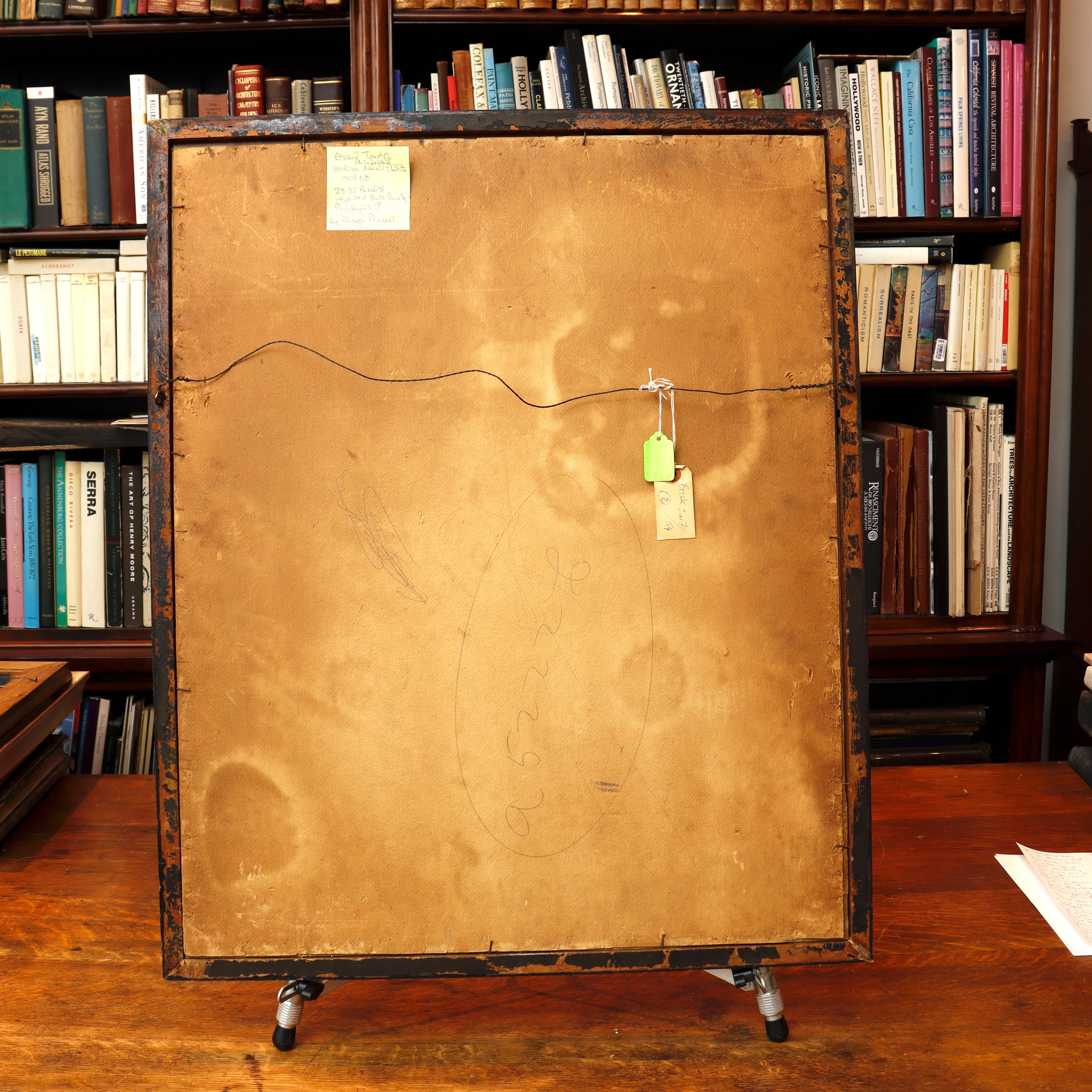 AW8-017: Joseph Pennell Original Lithograph of the Girard Trust Co. Philadelphia