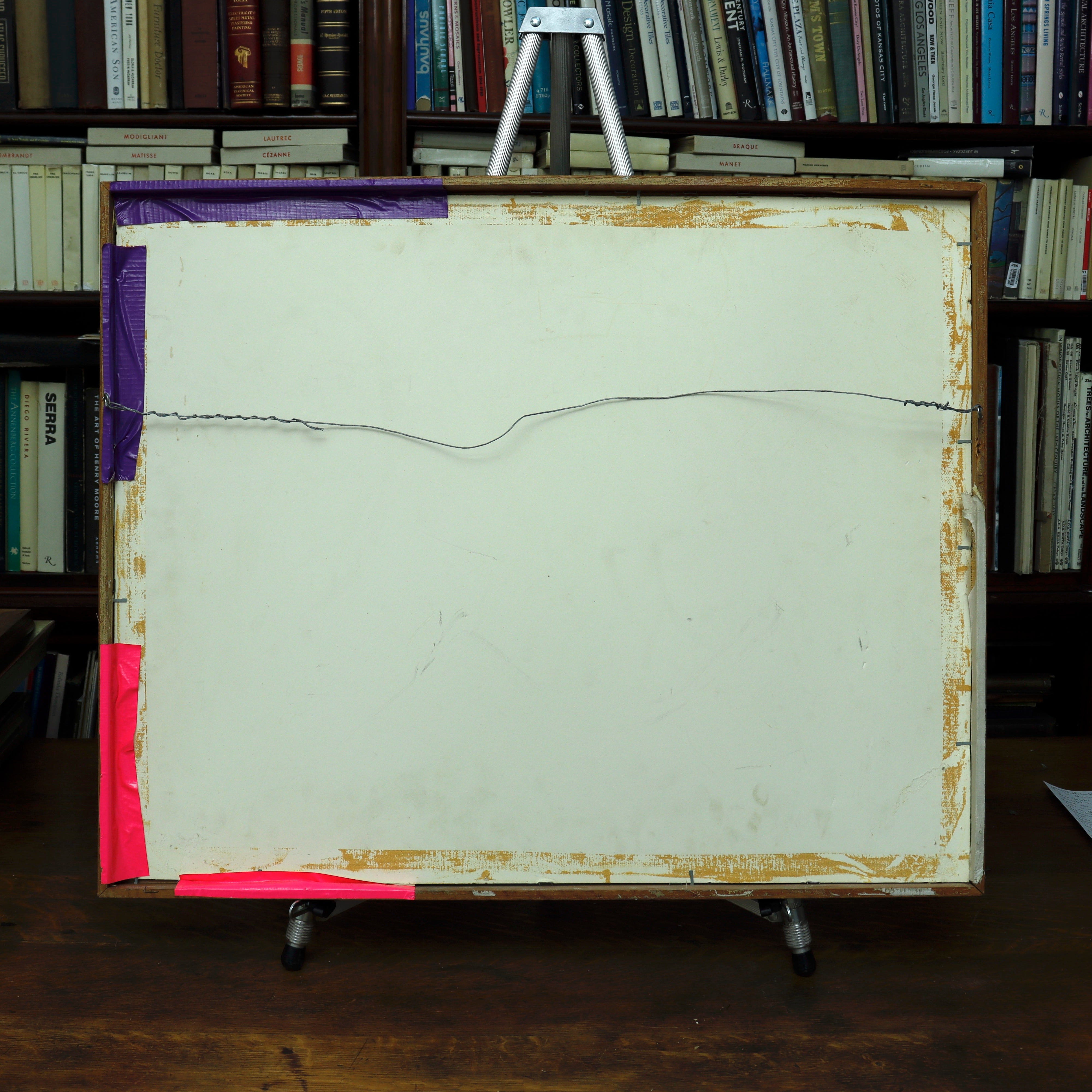 AW5-011: Phylis Raskind Male Nude Crayon On Paper