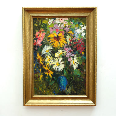 Bondarenko Russian Impressionist Still Life Oil on Canvas Painting | Work of Man