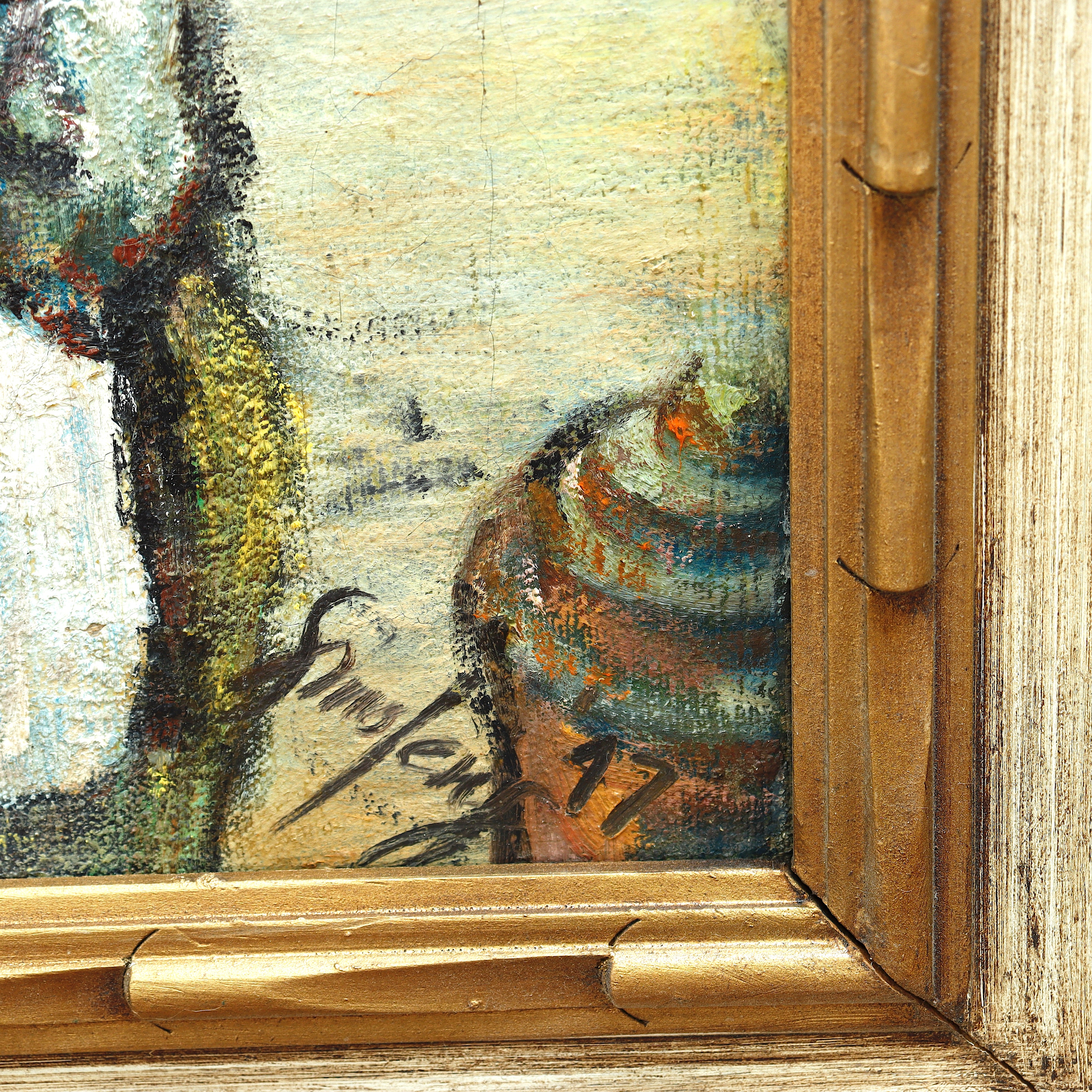 AW171: Ashcan School City Merchant Frankfurter Street Vendor Early 20th Century