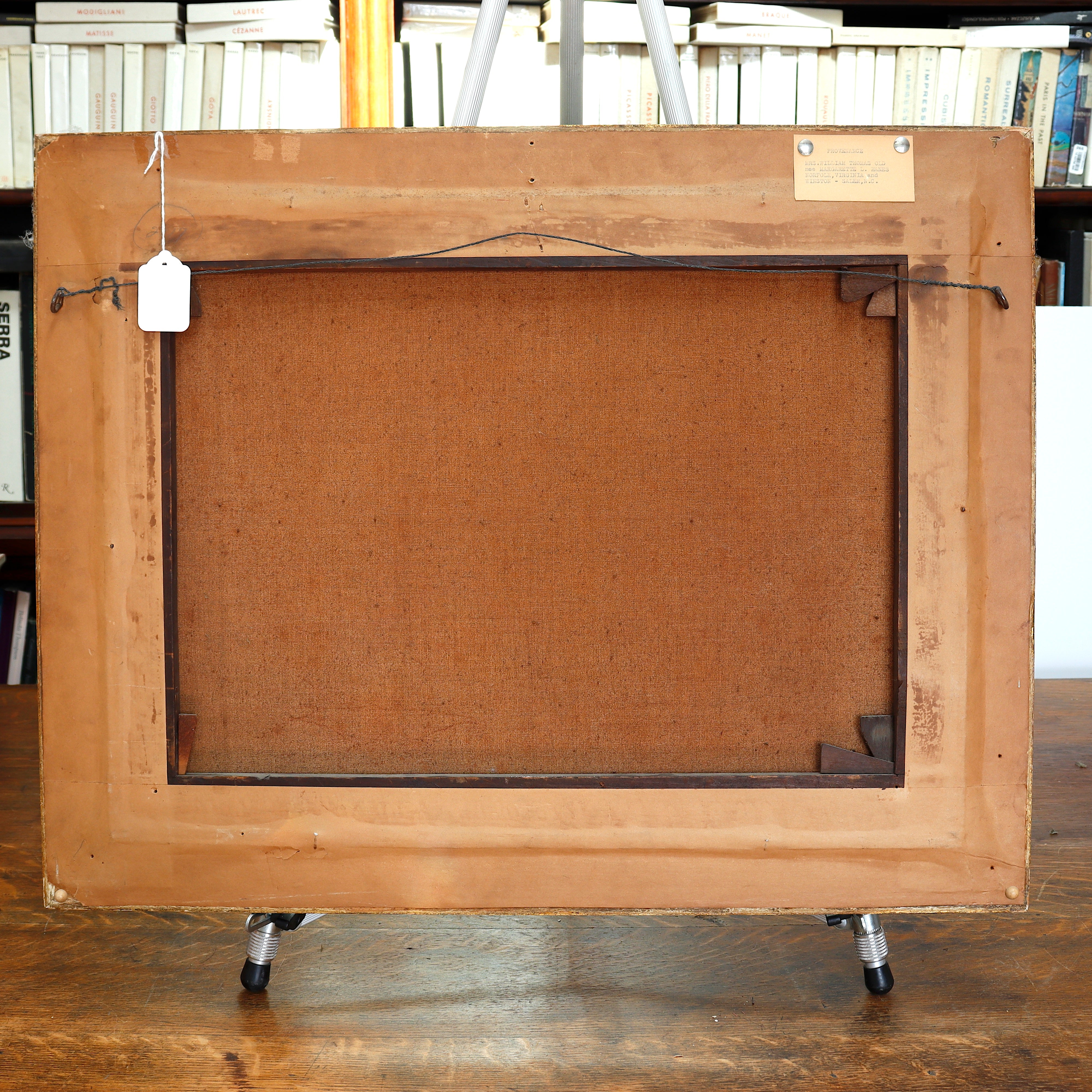 :AW174: Thomas Creswick English Landscape with Distant Ruins Oil on Canvas Painting