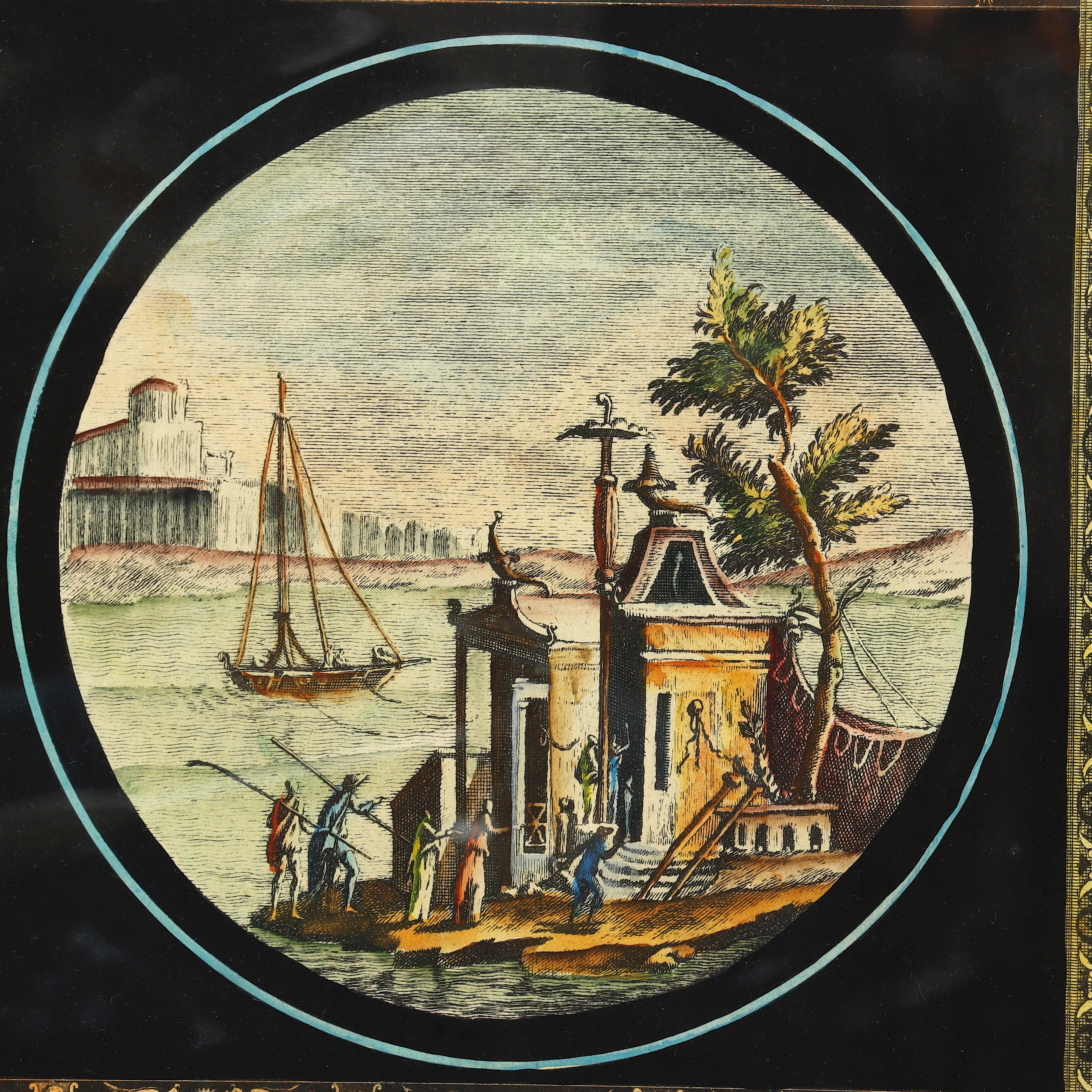 AW7-045: Roccus Pozzi After Nicolas Vanni Pair Chinoiserie Aquatint Etchings