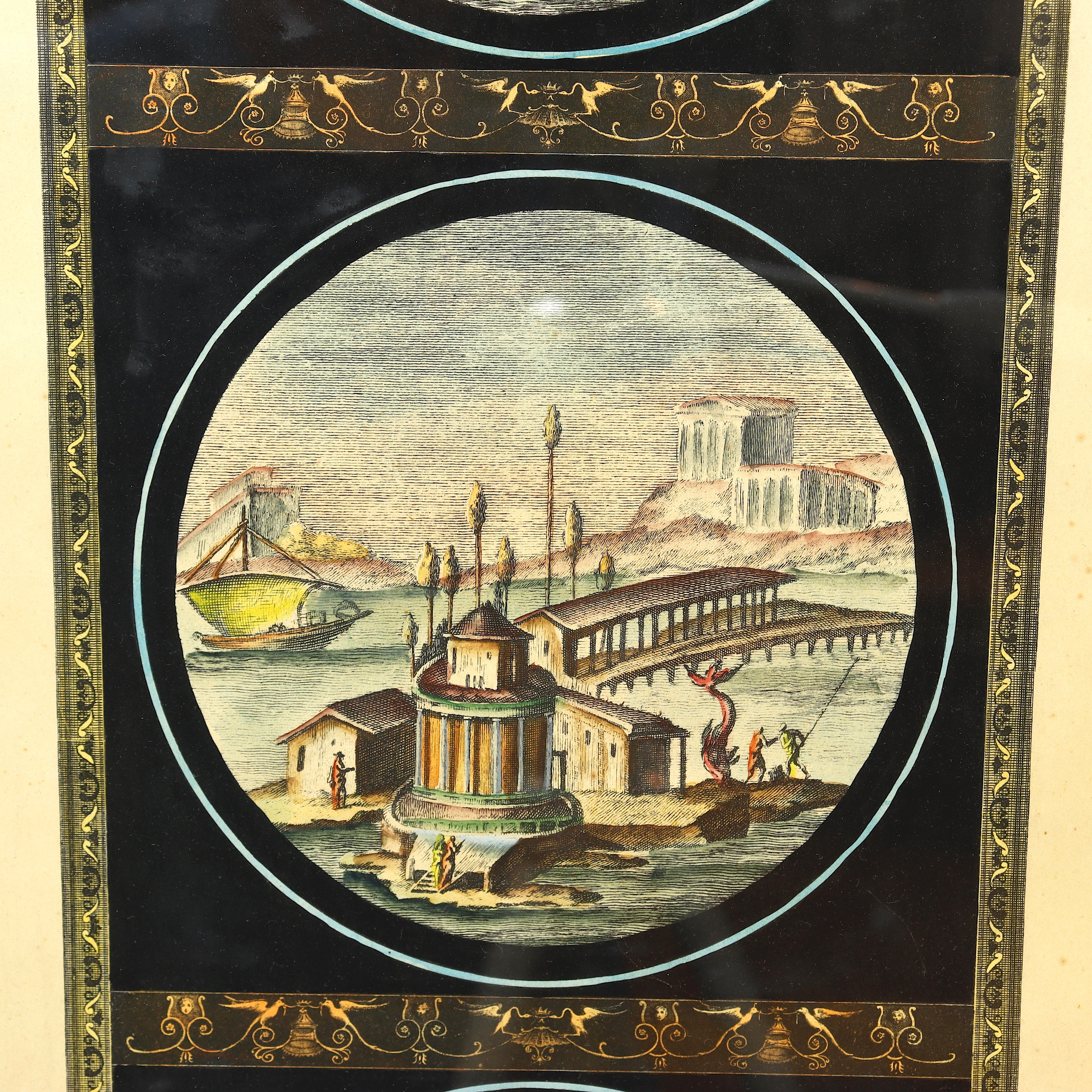 AW7-045: Roccus Pozzi After Nicolas Vanni Pair Chinoiserie Aquatint Etchings