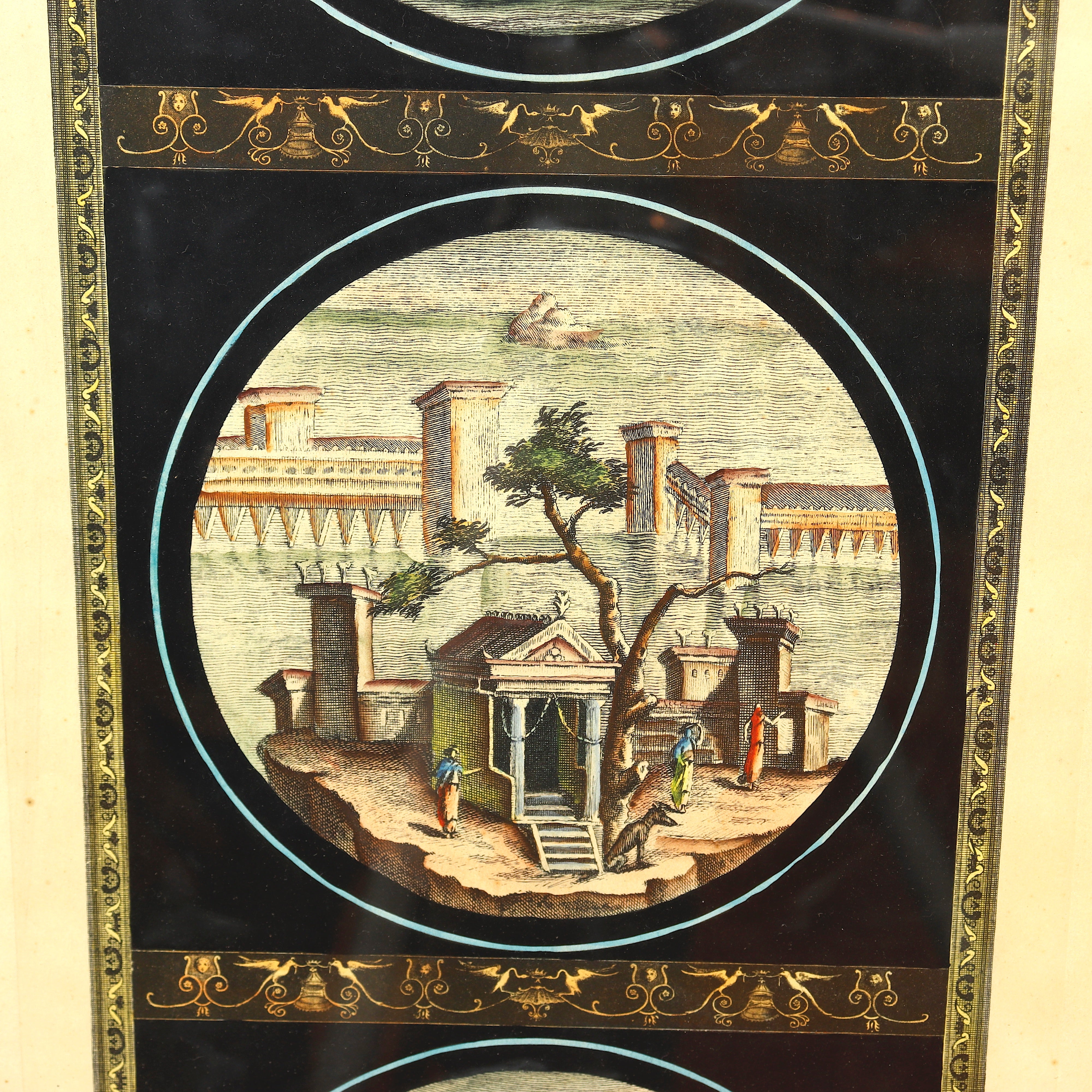 AW7-045: Roccus Pozzi After Nicolas Vanni Pair Chinoiserie Aquatint Etchings