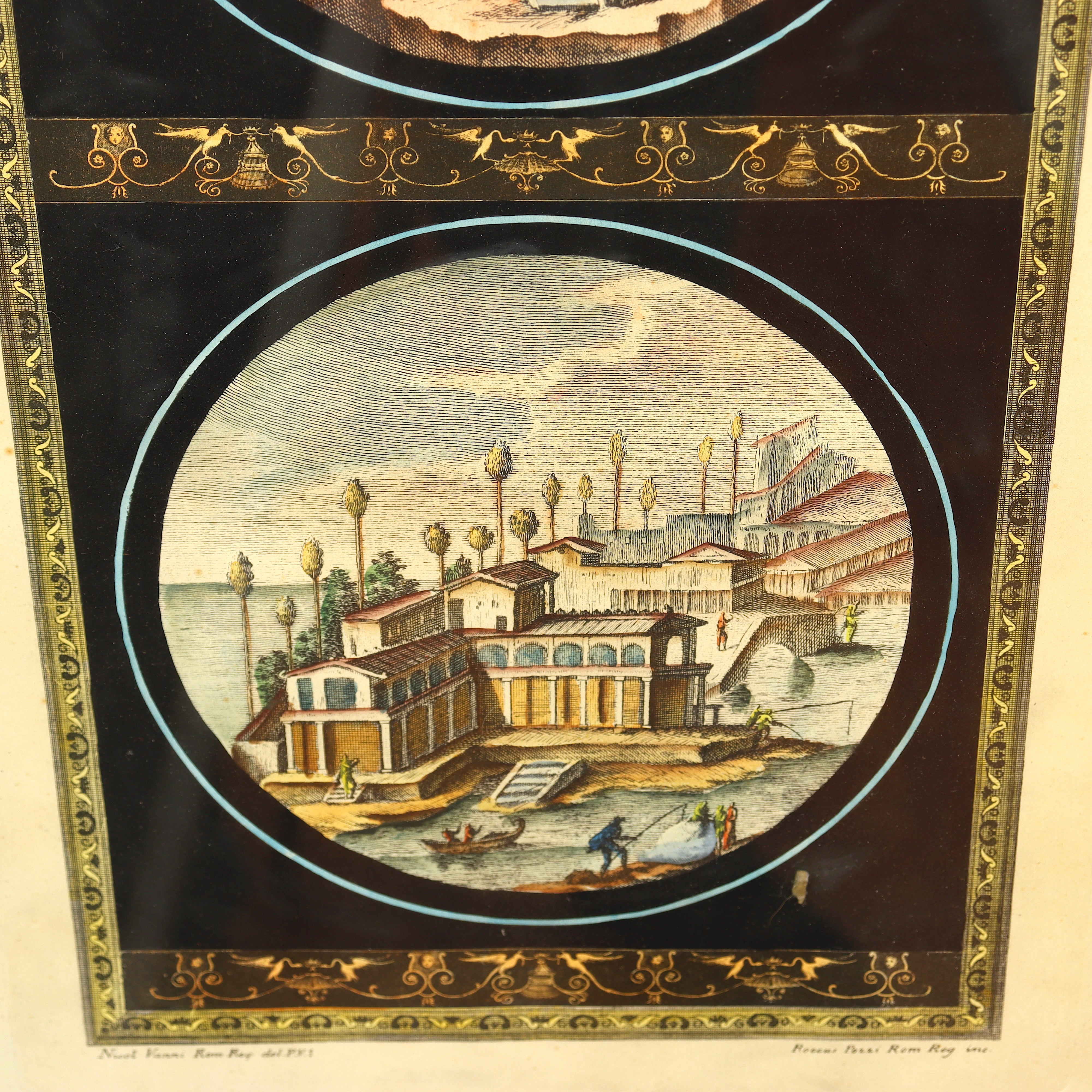 AW7-045: Roccus Pozzi After Nicolas Vanni Pair Chinoiserie Aquatint Etchings