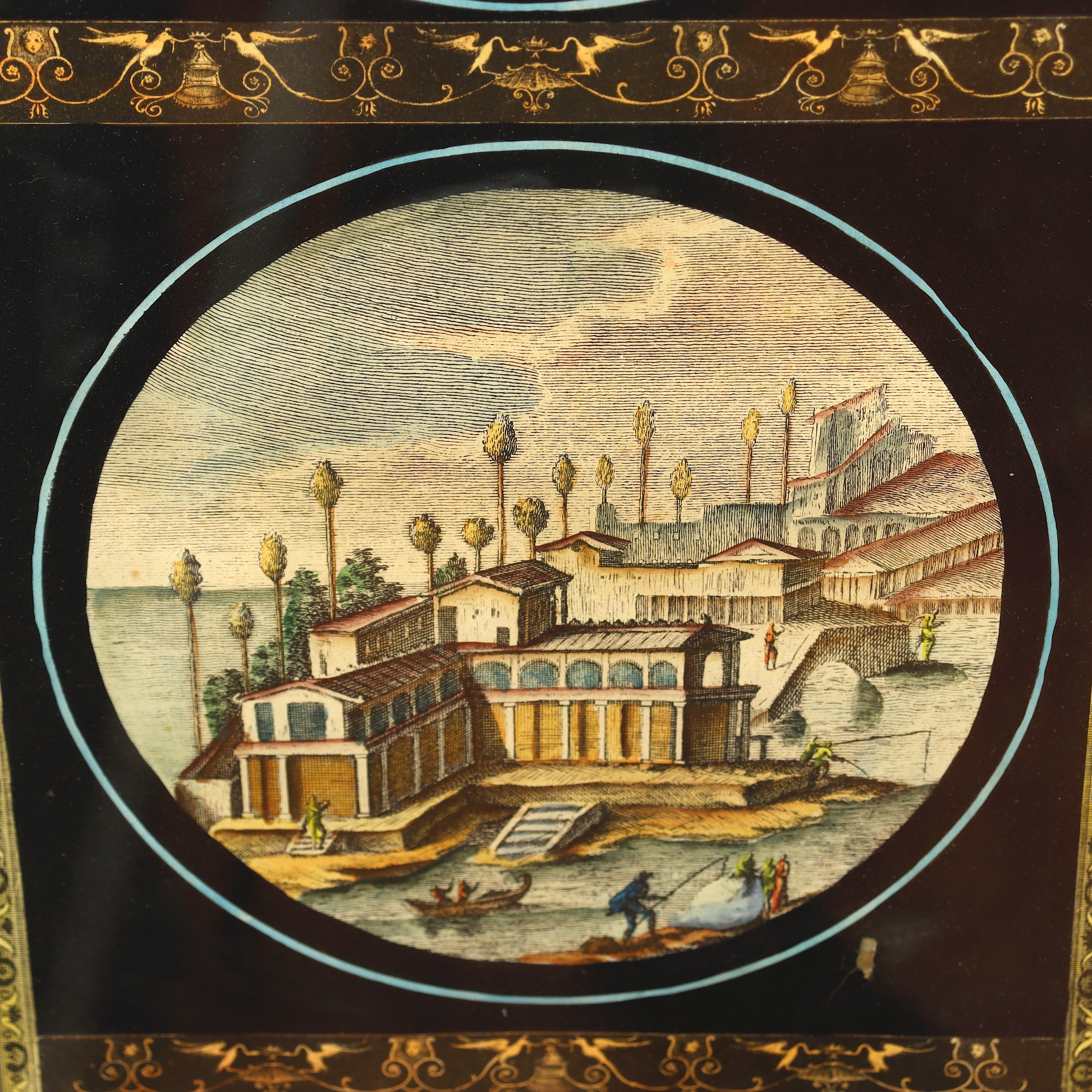 AW7-045: Roccus Pozzi After Nicolas Vanni Pair Chinoiserie Aquatint Etchings