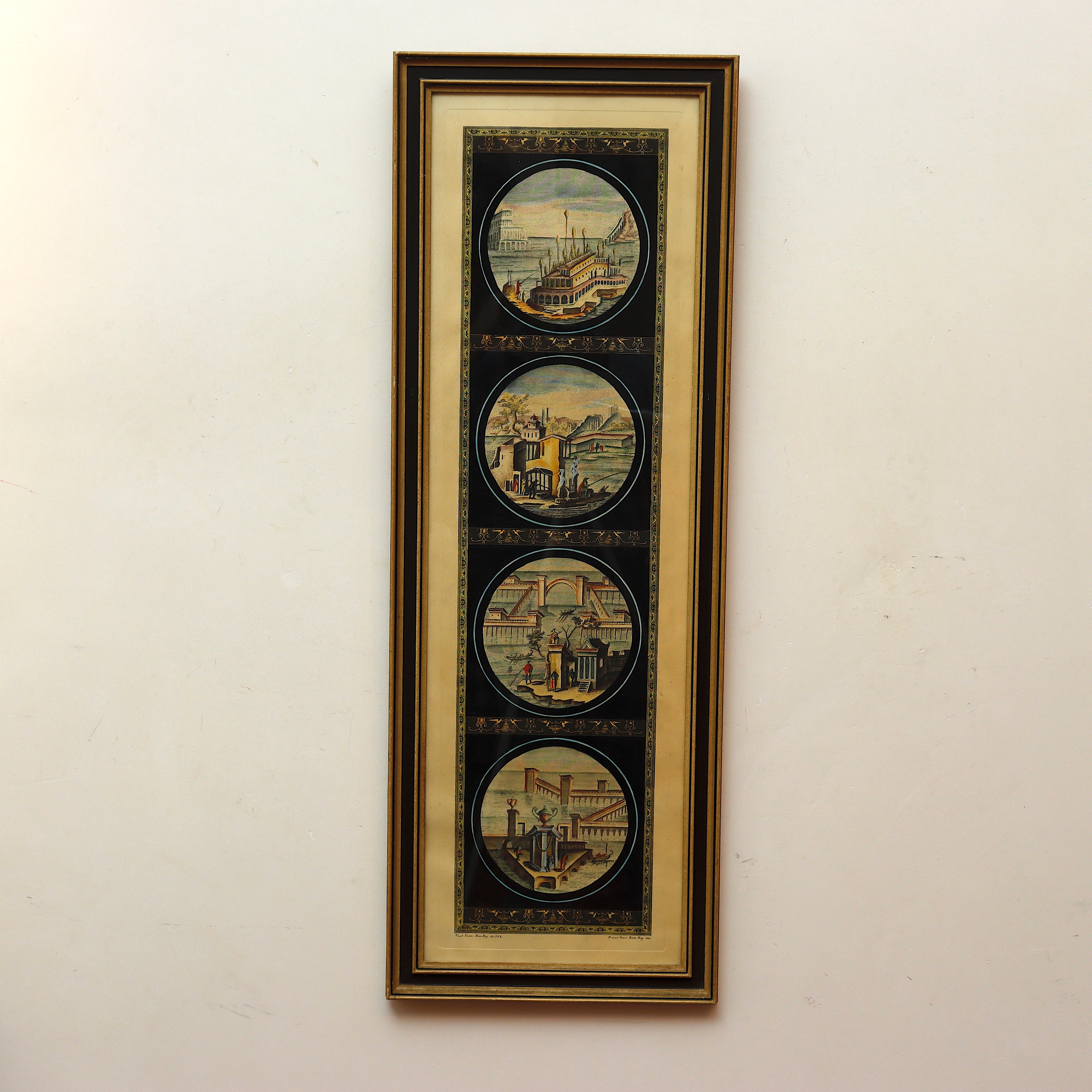 AW7-045: Roccus Pozzi After Nicolas Vanni Pair Chinoiserie Aquatint Etchings