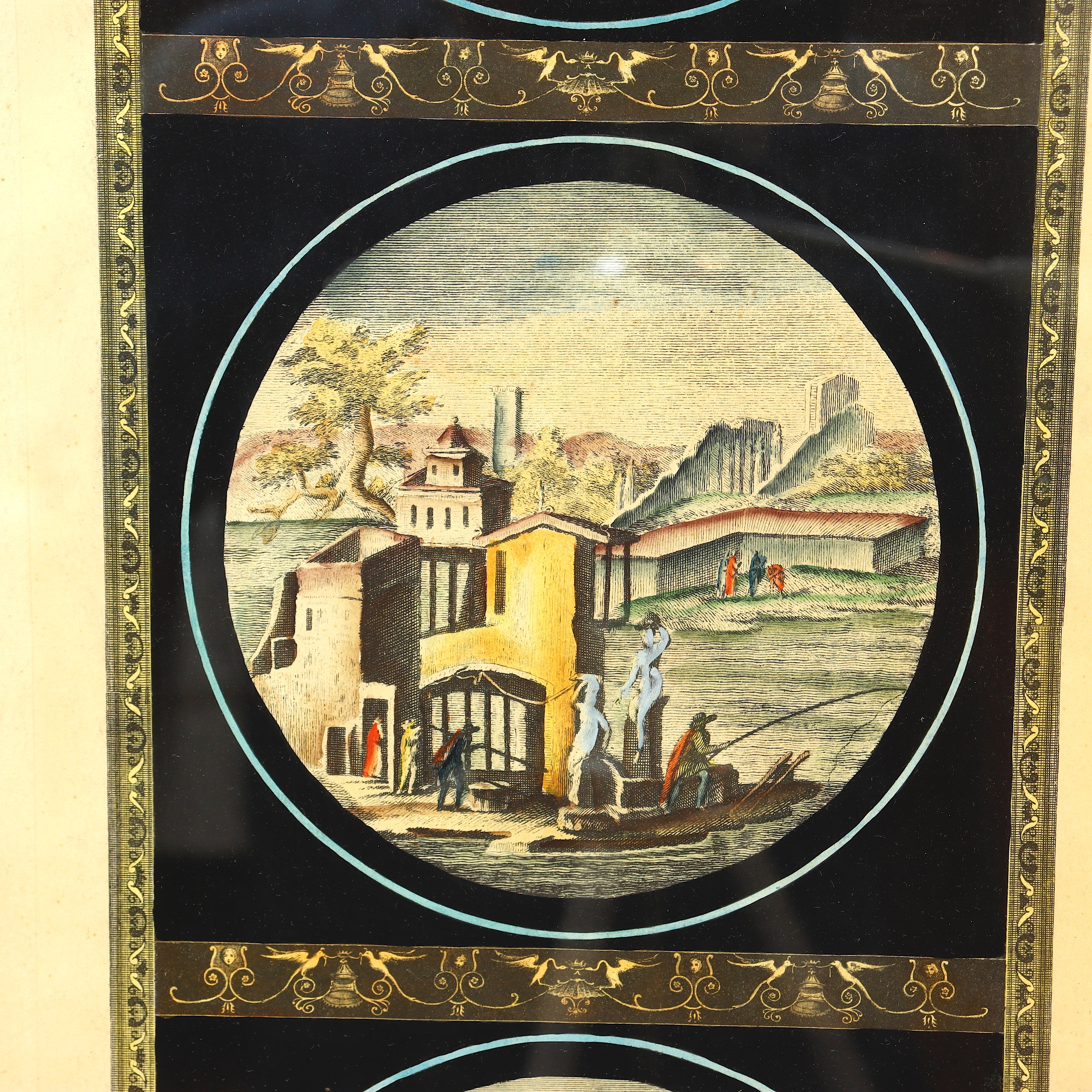 AW7-045: Roccus Pozzi After Nicolas Vanni Pair Chinoiserie Aquatint Etchings