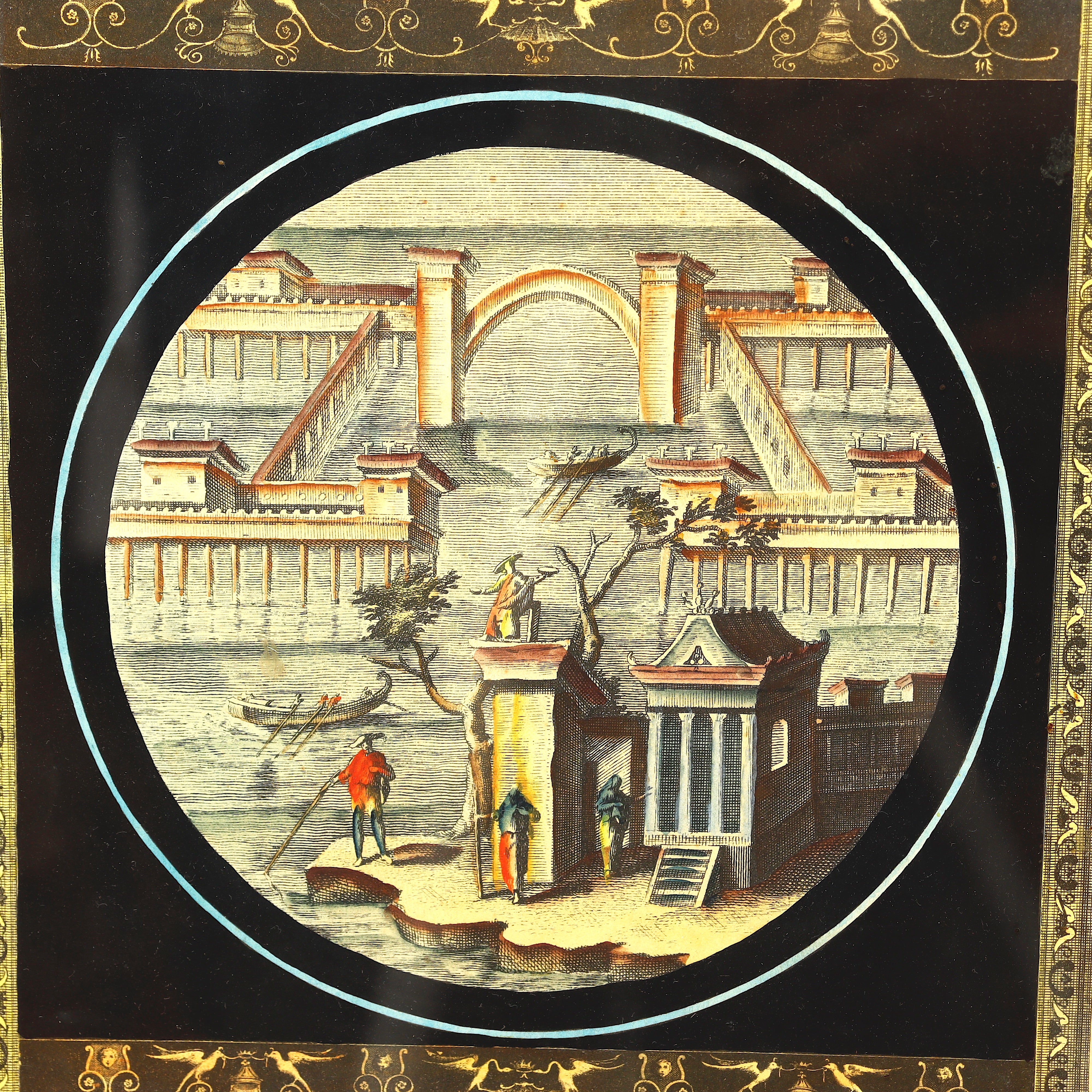 AW7-045: Roccus Pozzi After Nicolas Vanni Pair Chinoiserie Aquatint Etchings