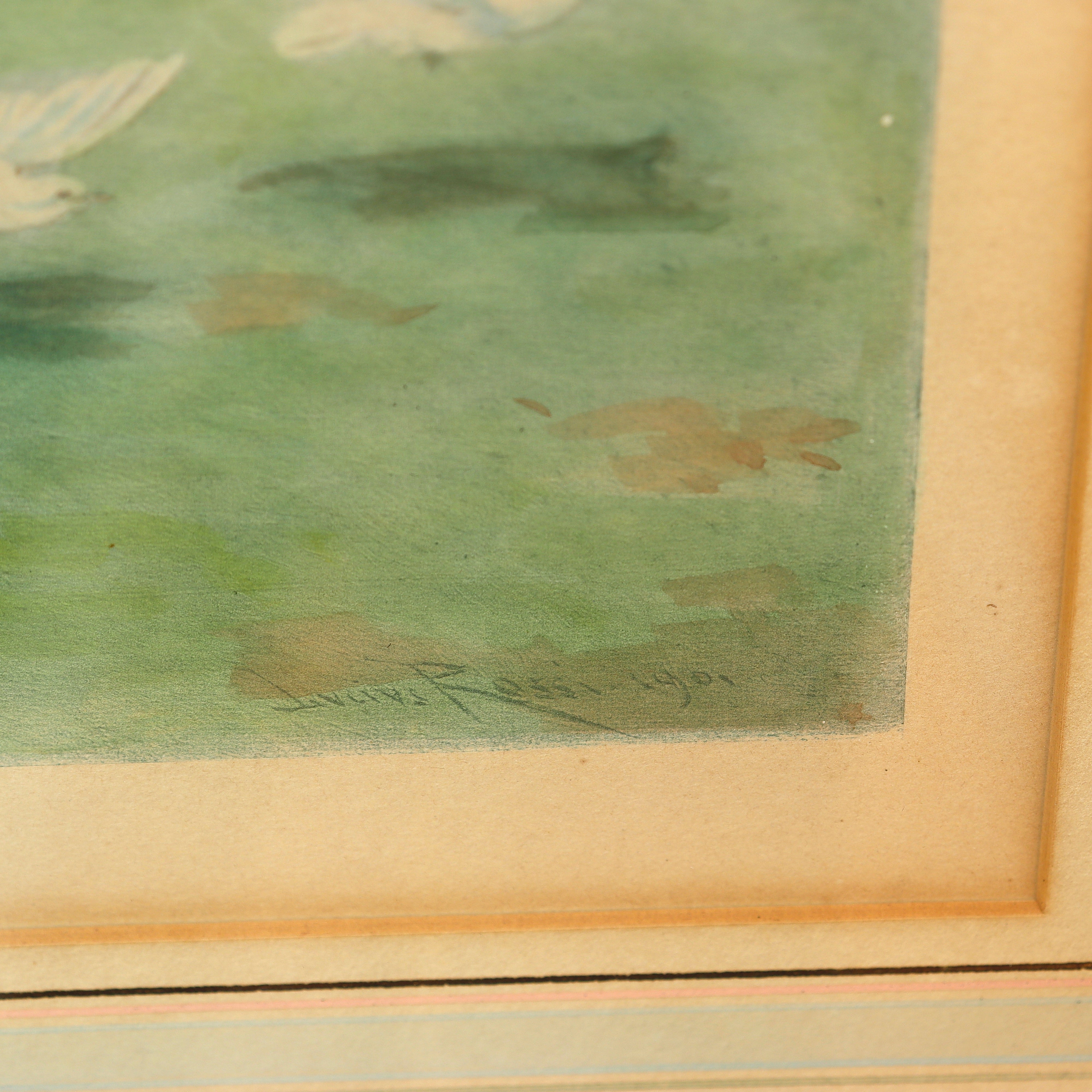 AW8-080: Lucius Rossi Complimentary Pair Antique Lithographs Printed by Manzi Joyant