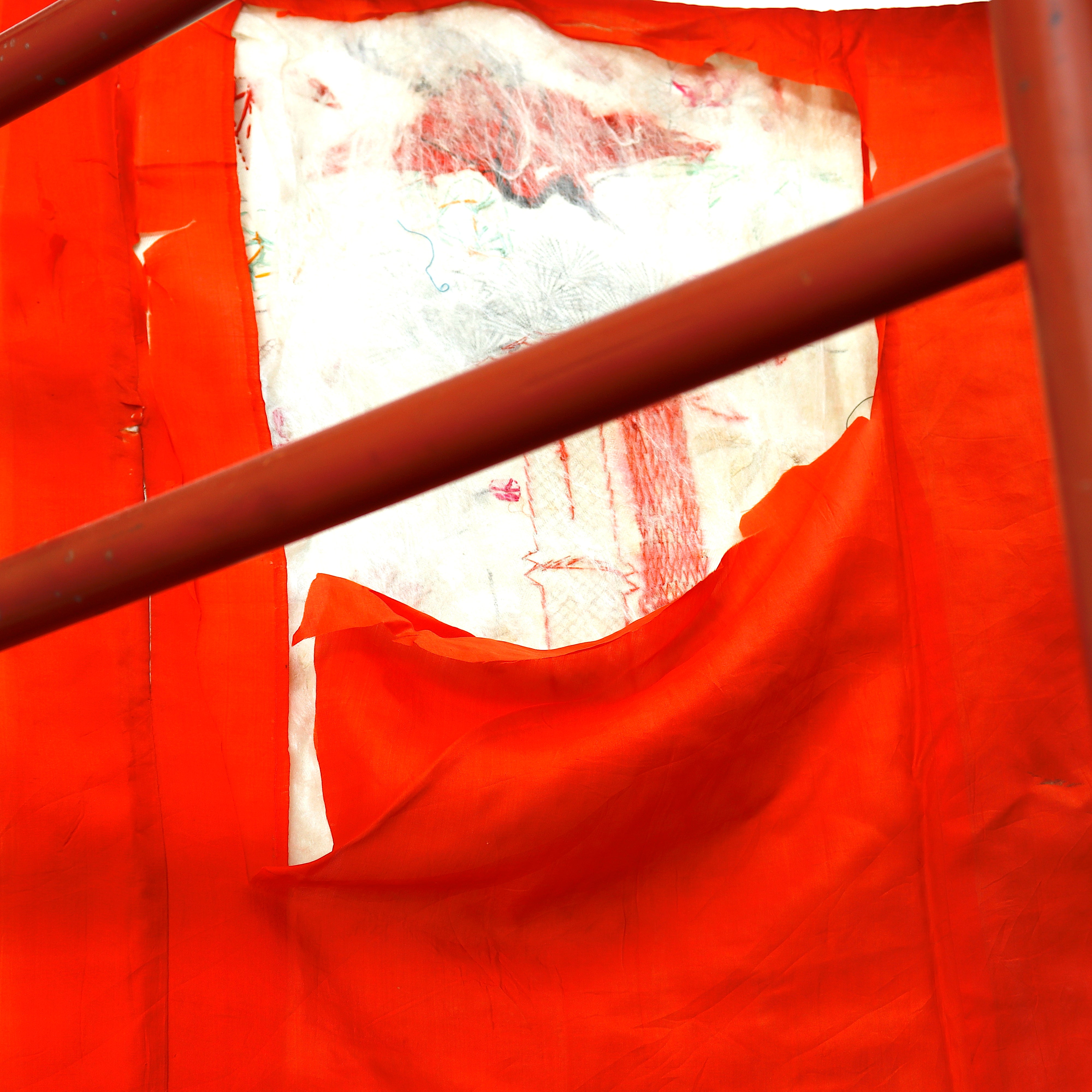 TX4-002: Antique Japanese Uchikake Outer Wedding Cape Early 19th Century