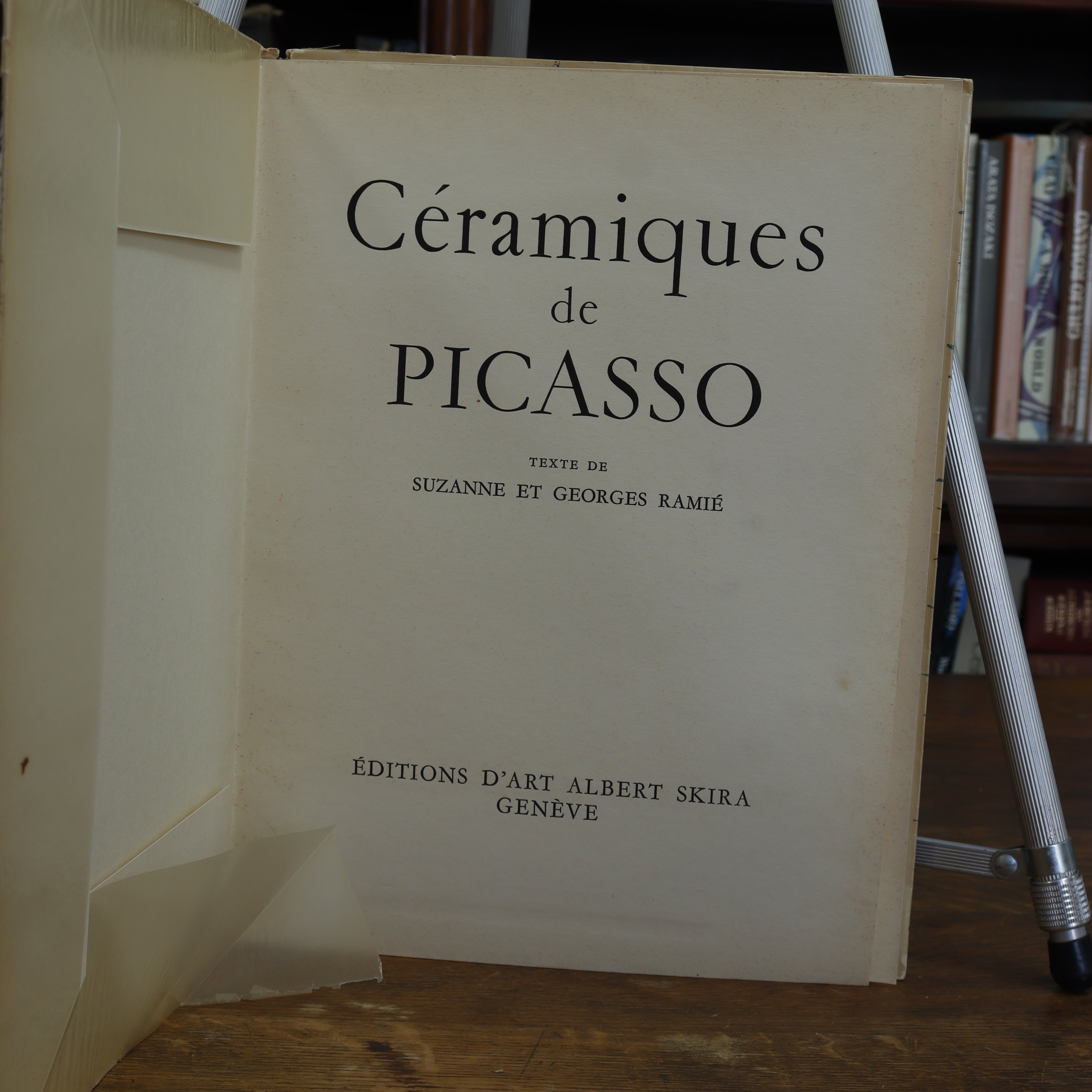 AW8-012: Ceramiques de Picasso Editions D'Art Albert Skira Geneva First Edition 1948