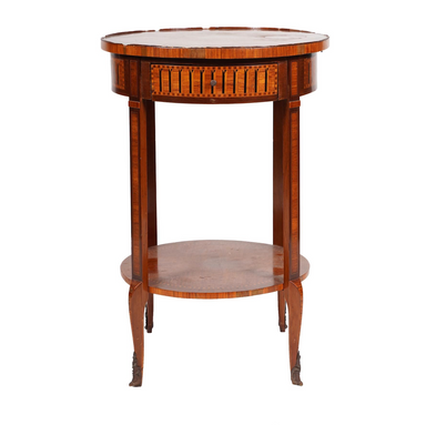 ANTIQUE FRENCH LOUIS XV MARQUETRY OCCASIONAL TABLE | Work of Man