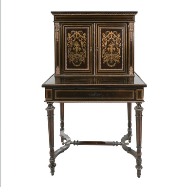 ANTIQUE FRENCH EMPIRE (NAPOLEONIC) BONHEUR DU JOUR | Work of Man