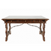 ANTIQUE SPANISH COLONIAL REVIVAL WRITING DESK / LIBRARY TABLE | Work of Man