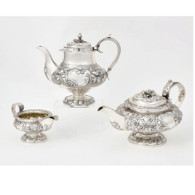 George IV Silver Tea Coffee Service Napthali Hart | Work of Man