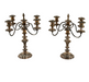 DPAIR SHEFFIELD SILVER PLATE CANDELABRA | Work of Man