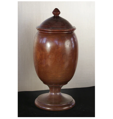 Antique English Wood Treen Box | Work of Man