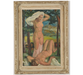 Early 20th Century Post-Impressionist Painting of Nudes in a Landscape - Oil on Canvas Painting | Work of Man