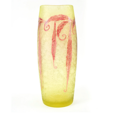 Antique  FRENCH LEGRAS GLASS VASE | Work of Man