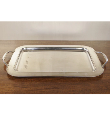 Antique 20th Century Italian Silver Tray | Work of Man