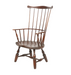 Vintage Late 20th Century Pine Comb Back Windsor Armchair By Century Furniture Company | Work of Man
