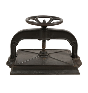 CR9-009: Late 19th C Cast Iron Book Press