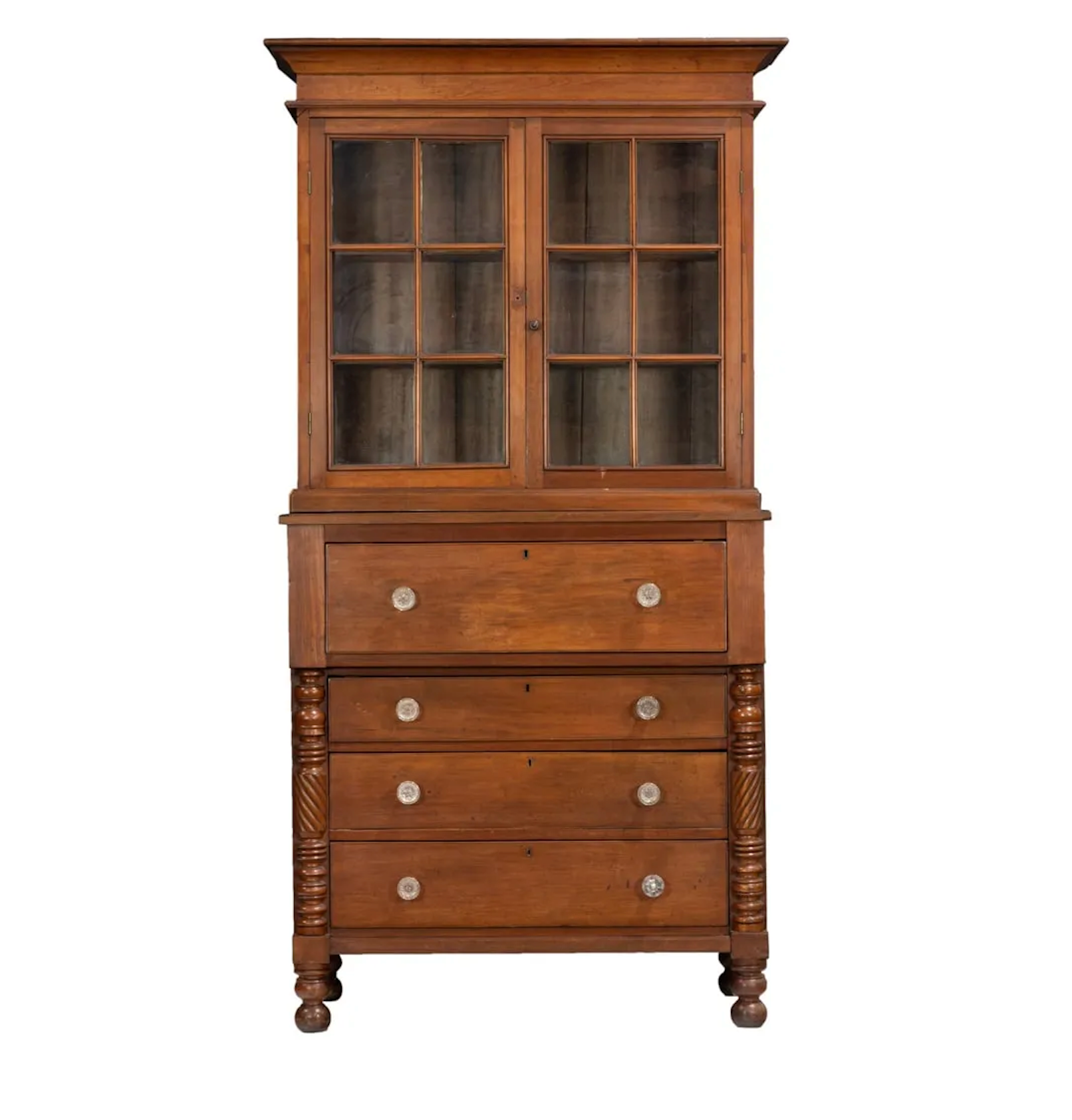Antique American Federal Hutch Cupboard | Work of Man
