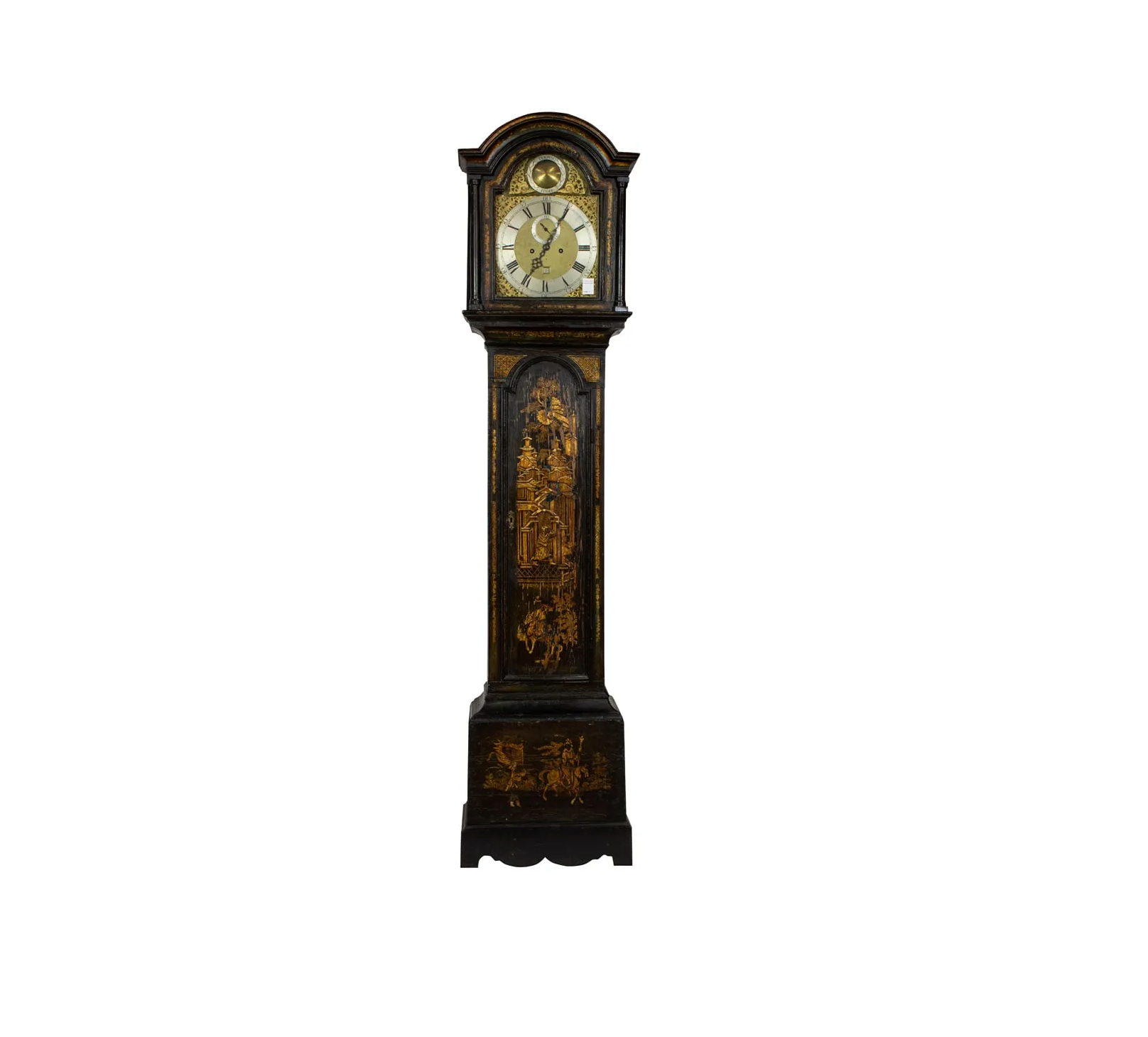 George III Chinoiserie Tall Case Clock Harrop Holborn