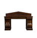 Antique Circa 1830 English William IV Double Pedestal Mahogany Sideboard | Work of Man
