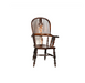 Antique Early - Mid 19th Century Yew Wood & Elm American Sack Back Windsor Armchair | Work of Man