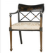 Antique English Regency Chinoiserie Arm Chair | Work of Man